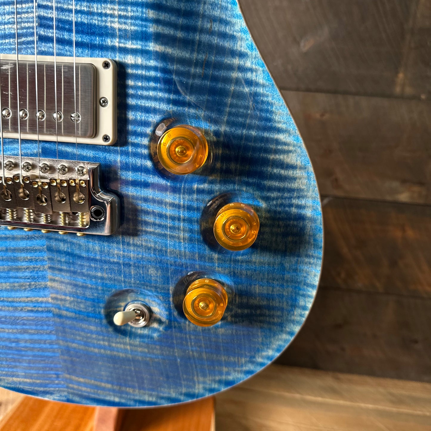 PRS DGT  (David Grissom Trem) W/Birds - Faded Blue Jean 402304