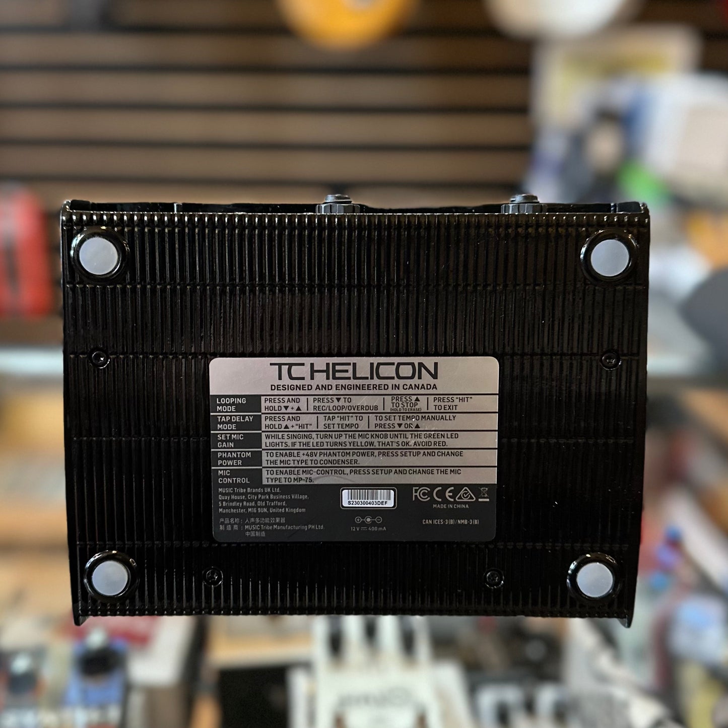 Used TC Helicon Voicelive Play Acoustic