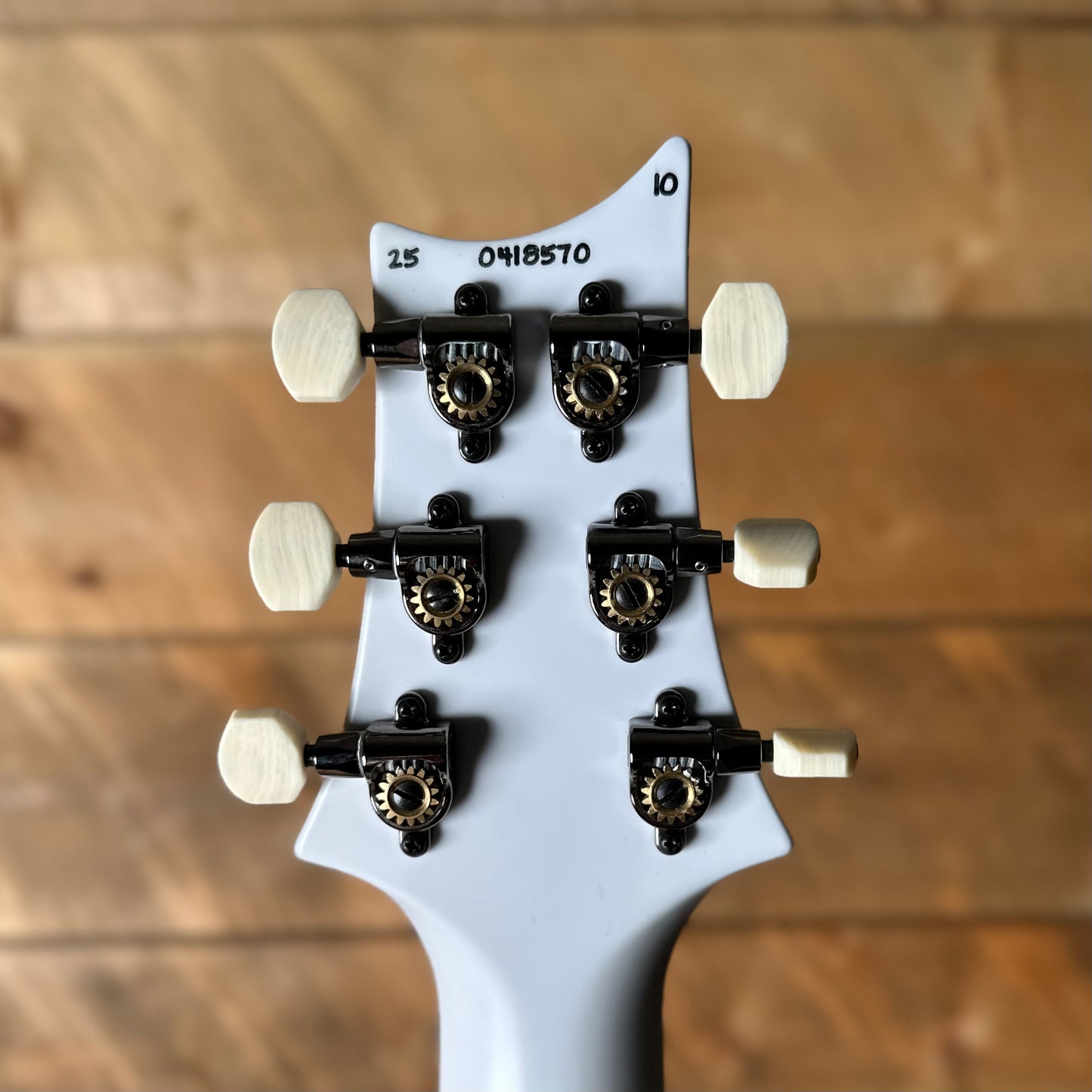 PRS Wood Library DGT Semi-Hollow David Grissom Signature, Flamed Maple 10-Top, Smoked Black Hardware - Satin Charcoal Burst W/White Back?!