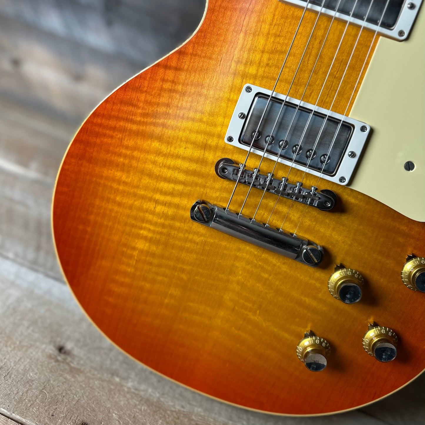 Gibson Custom 1960 Les Paul Standard Reissue, VOS 8.15 LBS!! - Tangerine Burst 06037