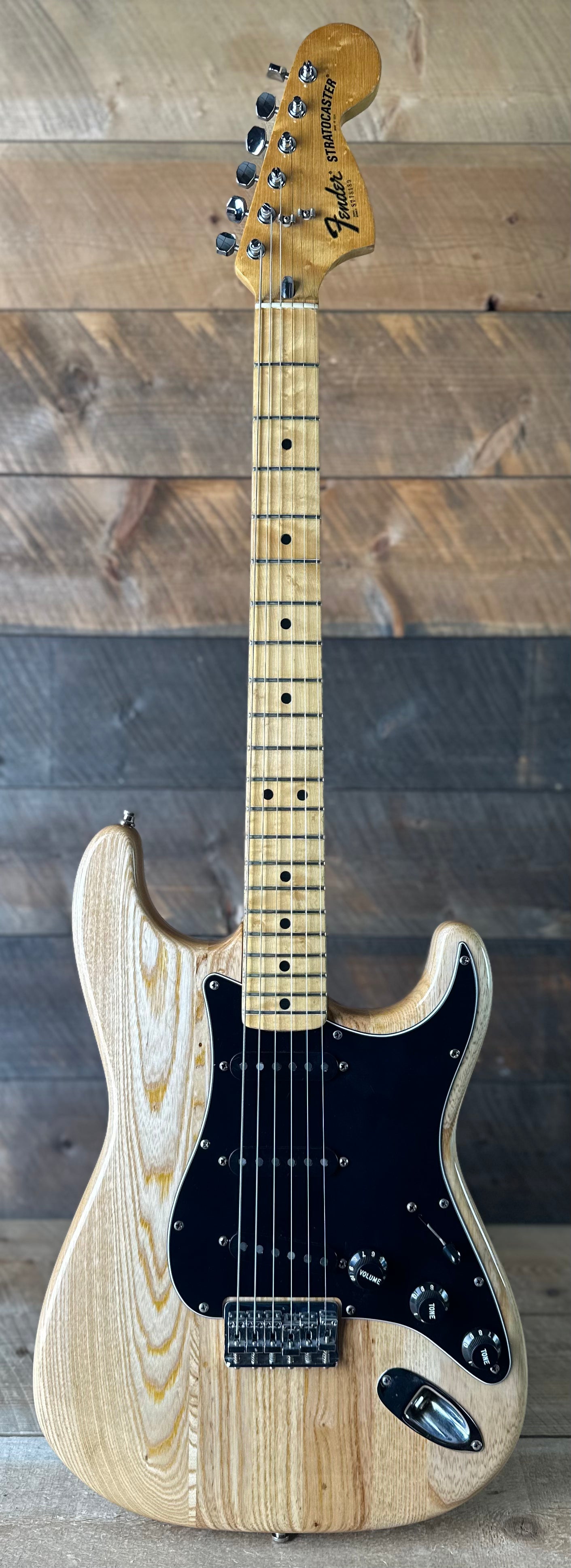 Vintage 1977 Fender Stratocaster Hardtail - Natural