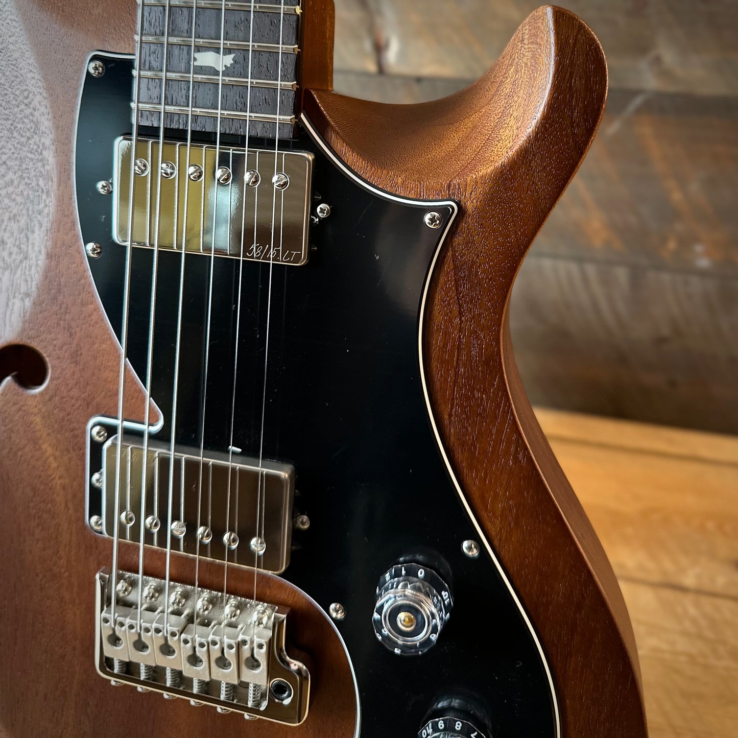 PRS S2 Vela Semi-Hollow HHT Quimper Edition – Walnut Satin Nitro USA Electric Guitar S2088839