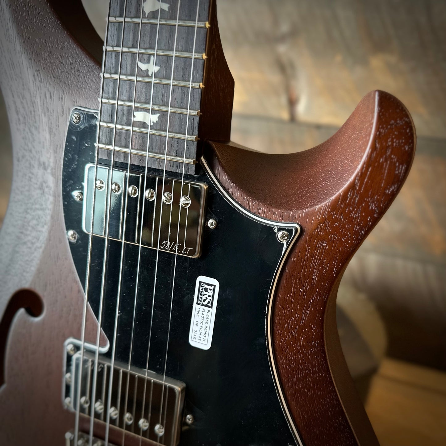 PRS S2 Vela Semi-Hollow HHT Quimper Edition – Walnut Satin Nitro USA Electric Guitar S2089034