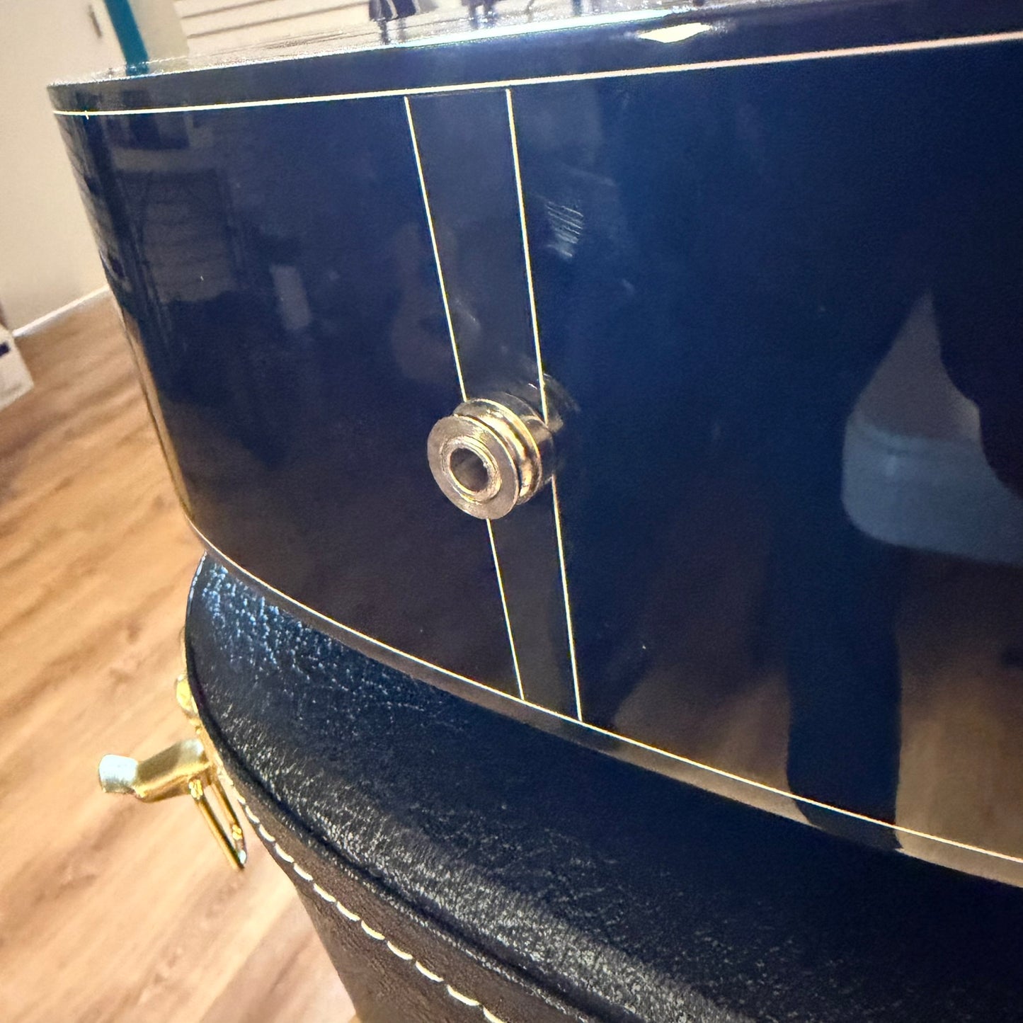 Martin Custom Shop 18 Style  OO Acoustic Guitar Gloss Black Satin Neck with Pale Moon Ebony FB Hardcase