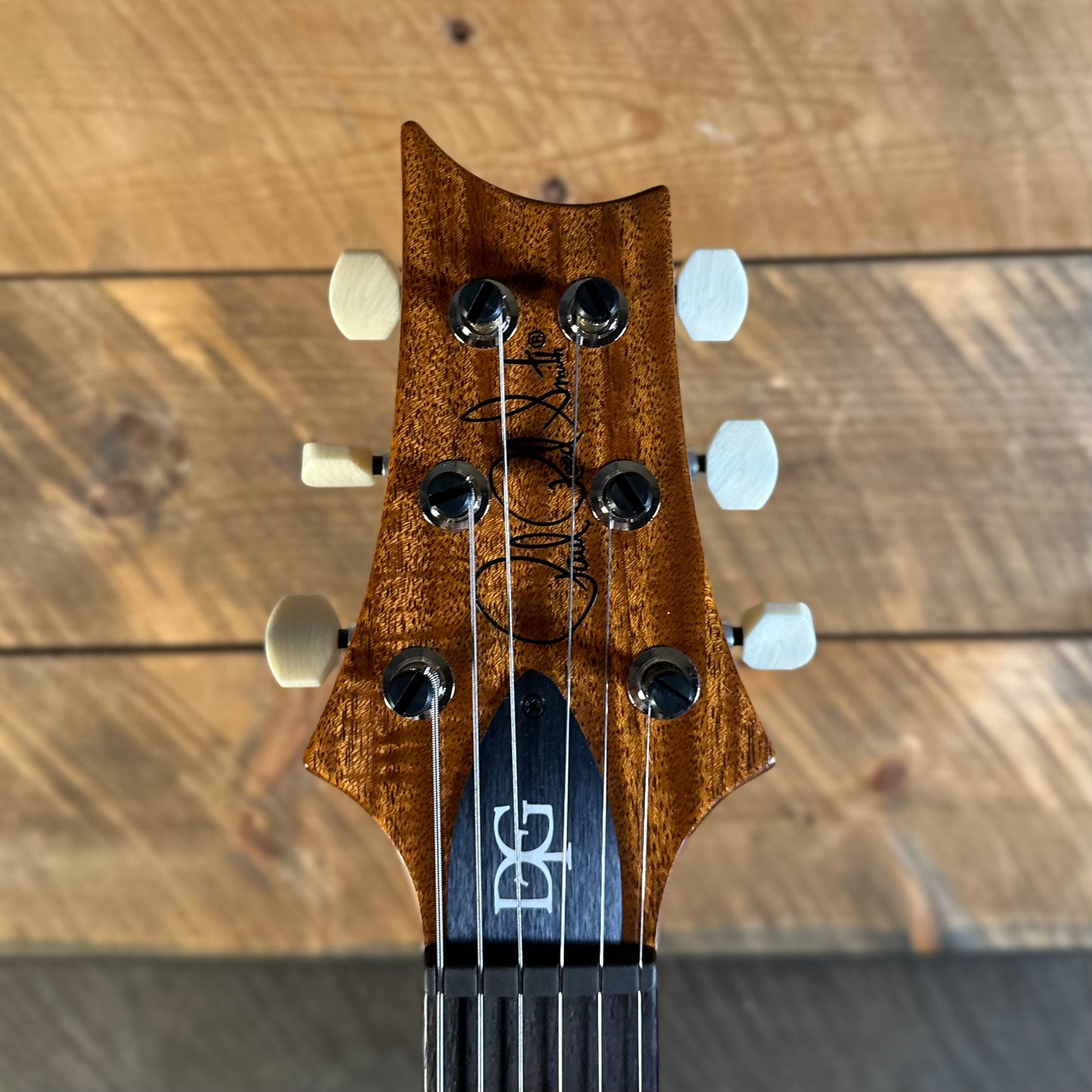 *PRS Roadshow Guitar* PRS DGT  (David Grissom Trem) W/Birds Custom Color - Livingston Lemondrop W/Black Microburst & Natural Back 417404