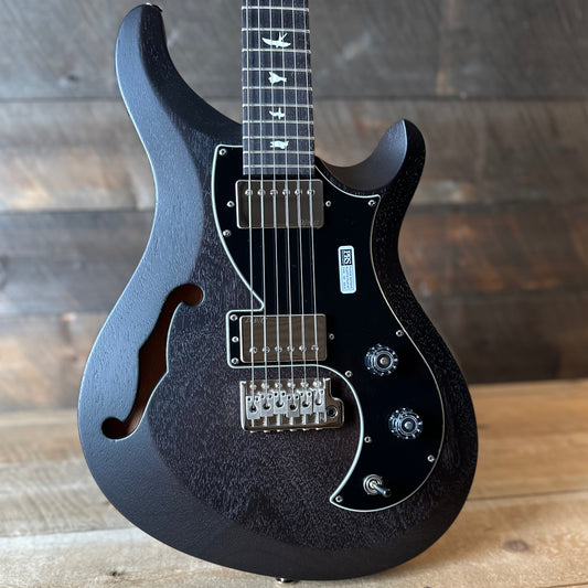 PRS S2 Vela Semi-Hollow HHT Quimper Edition – Charcoal Satin Nitro USA Electric Guitar S2088943