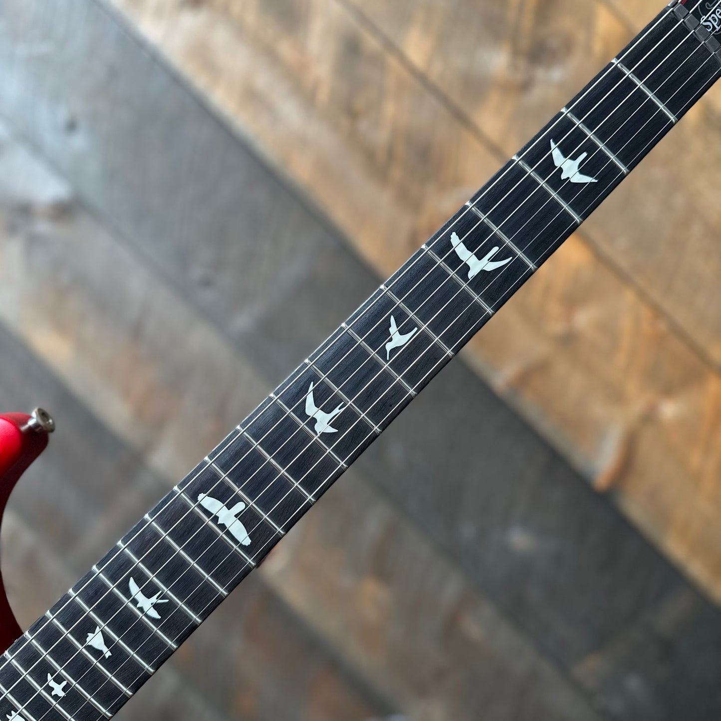 PRS S2 Wood Library Special Semi-Hollow Quilted Top - Satin Bonnie Pink Cherry Burst S2085230