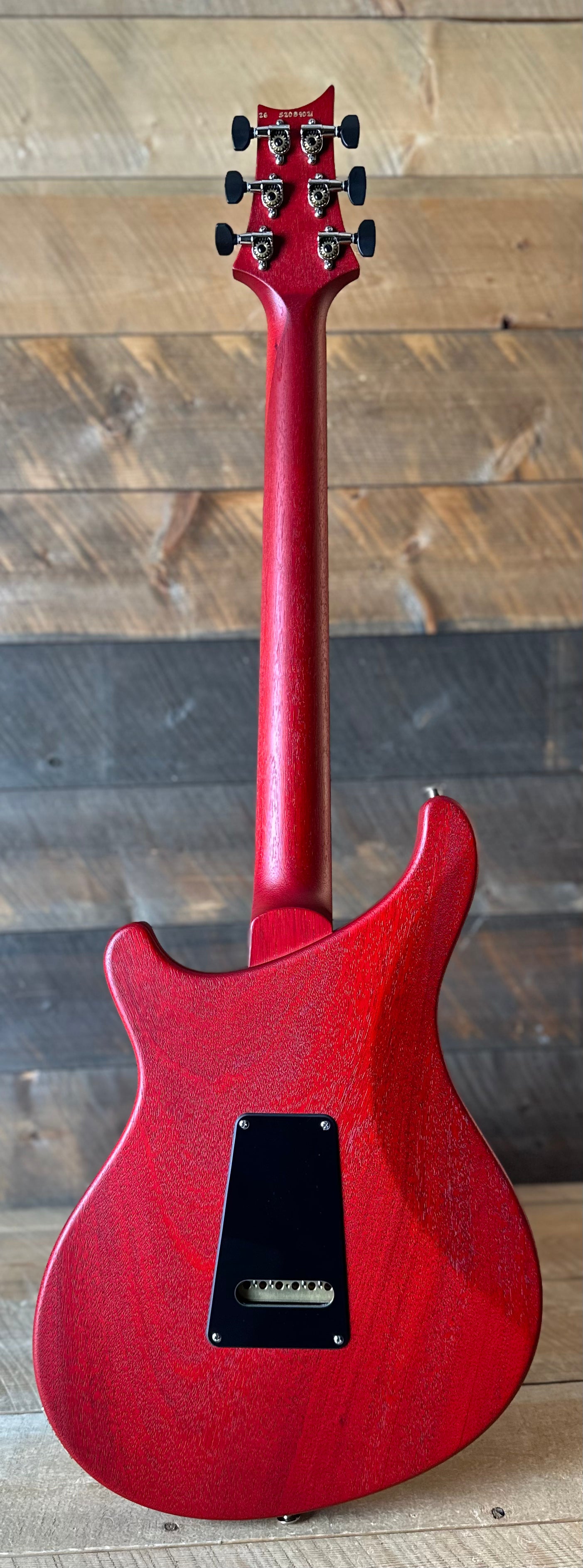 PRS S2 Vela Semi-Hollow HHT Quimper Edition – Vintage Cherry Satin Nitro USA Electric Guitar S2089021