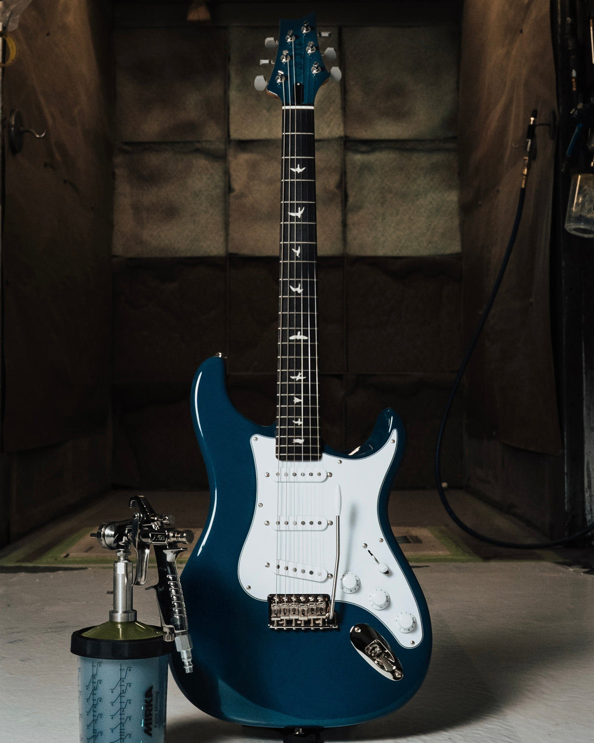 *Pre-Sale Estimated Ship Date 12/26* PRS USA John Mayer Silver Sky Defender Limited Edition - Arles Blue
