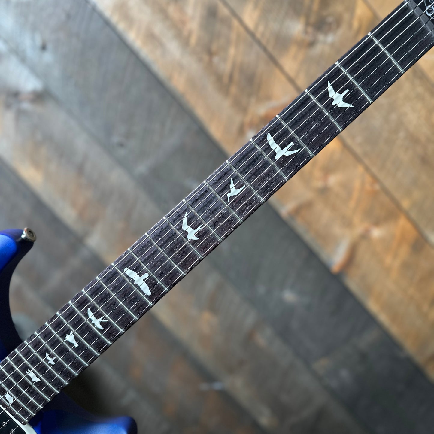 PRS S2 Wood Library Custom 24-08 QS Exclusive Satin Run! - Lake Blue S2085528