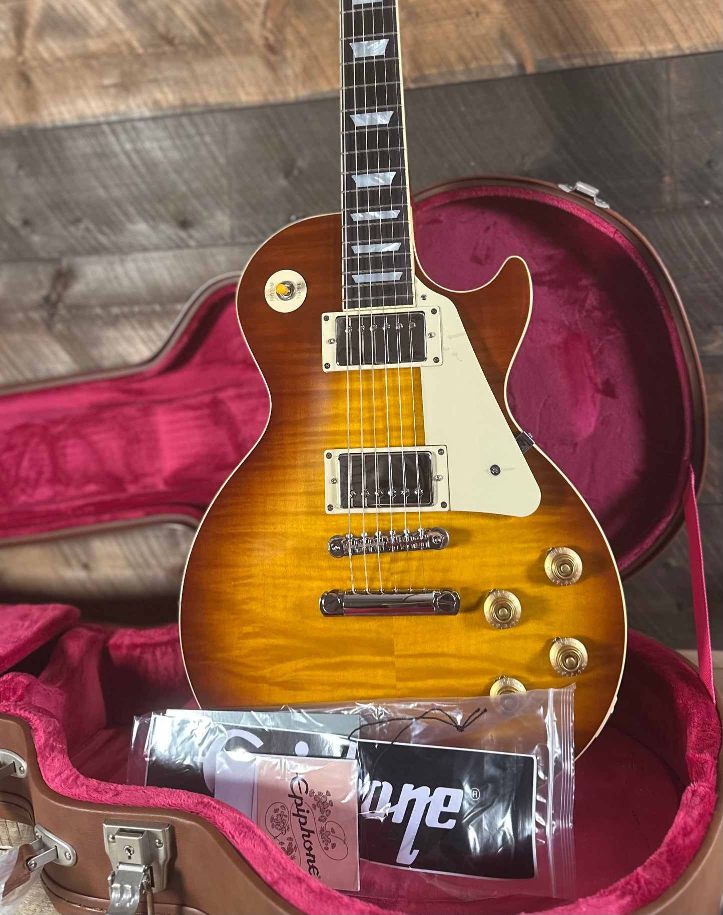 Epiphone Inspired By Gibson 1959 Les Paul Standard - Golden Poppy Burst 26061526335