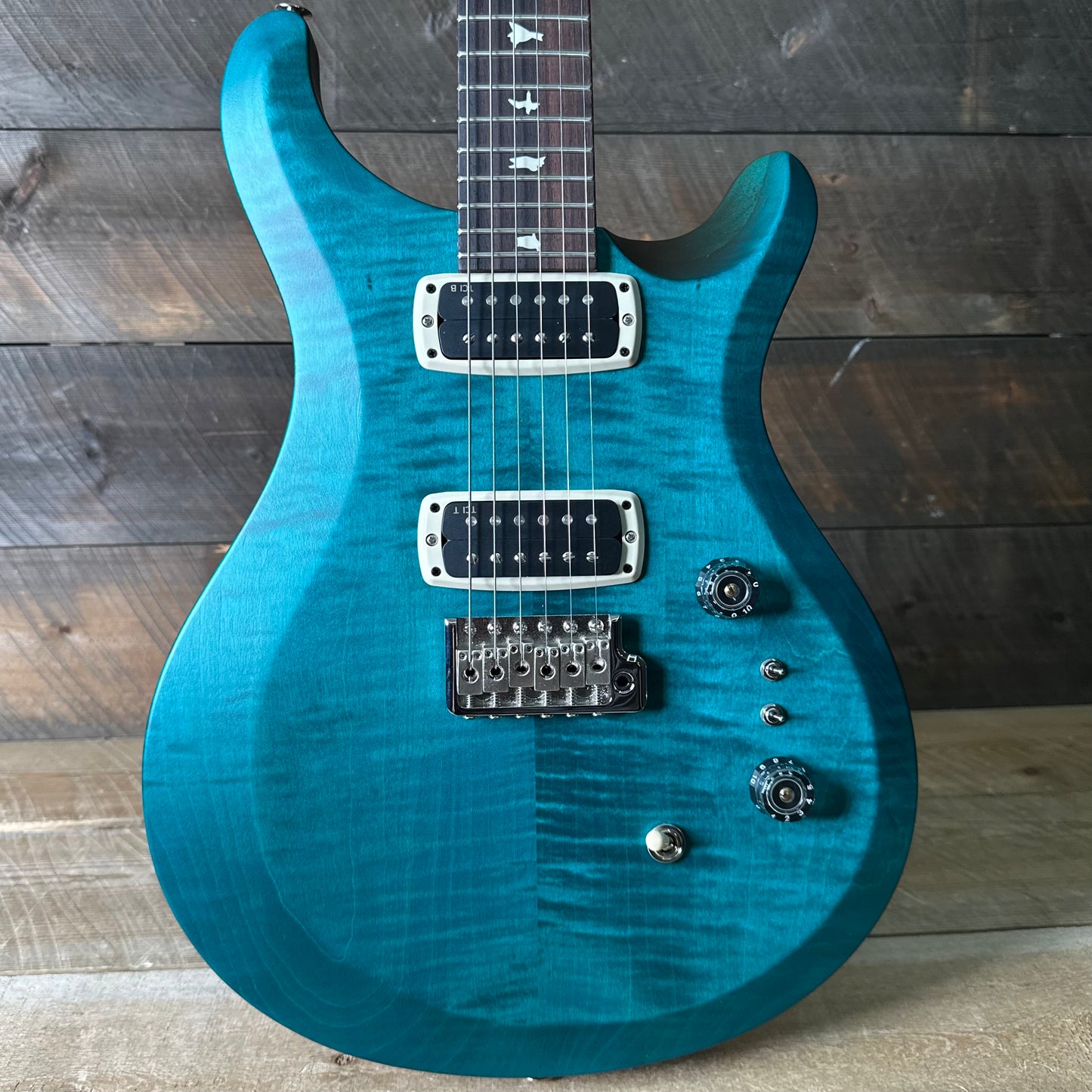 PRS S2 Wood Library Custom 24-08 QS Exclusive Satin Run! - Faded Abalone S2085533