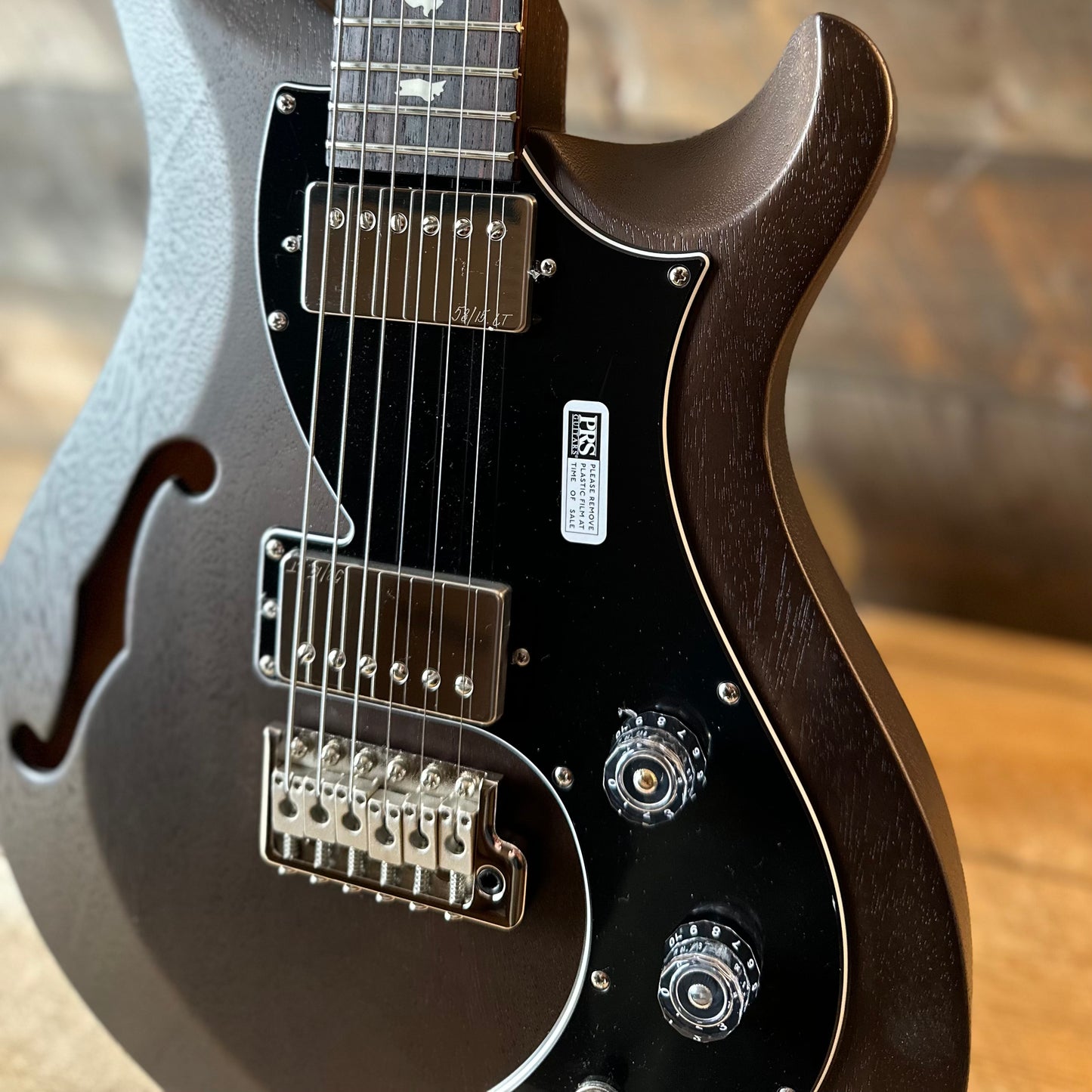 PRS S2 Vela Semi-Hollow HHT Quimper Edition – Walnut Satin Nitro USA Electric Guitar S2089126