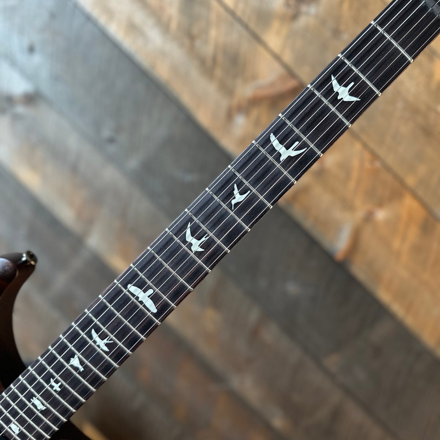 PRS Limited Edition Wood Library Select S2 Custom 24-08 Poplar Burl Top - Black Gold Burst  S2088926