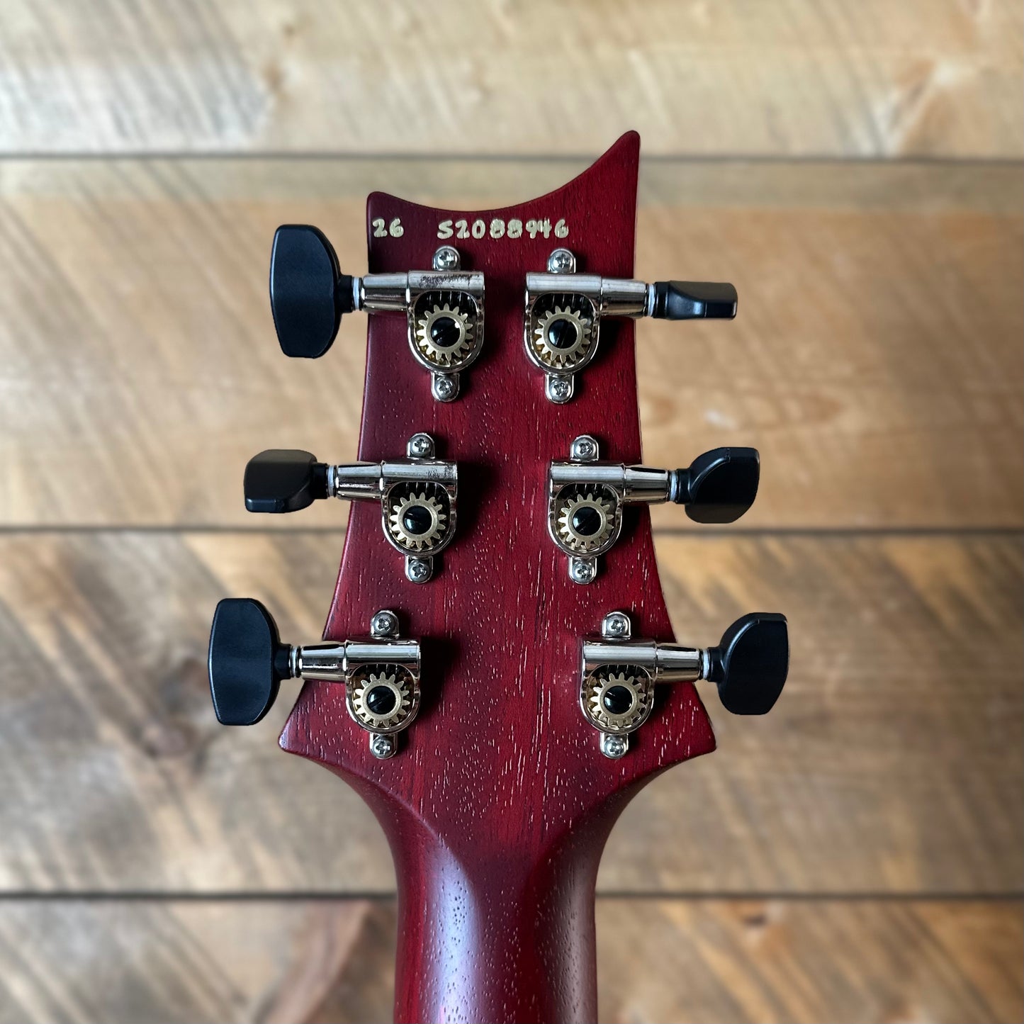 PRS S2 Vela Semi-Hollow HHT Quimper Edition – Dark Cherry Sunburst Satin Nitro USA Electric Guitar S2088946