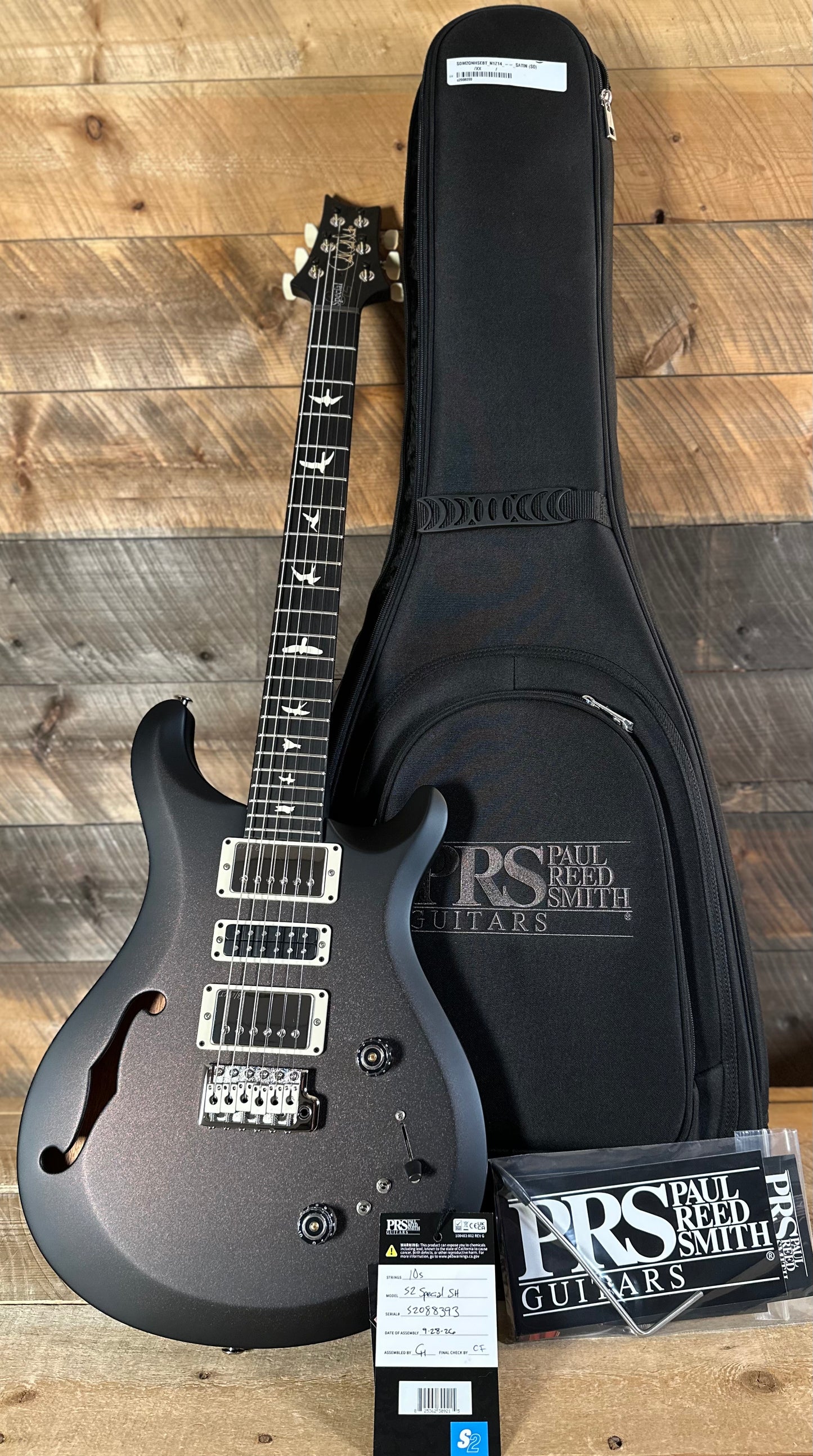 PRS S2 Special Semi-Hollow - Sprayers Choice Root Beer Sparkle Smokeburst S2088393
