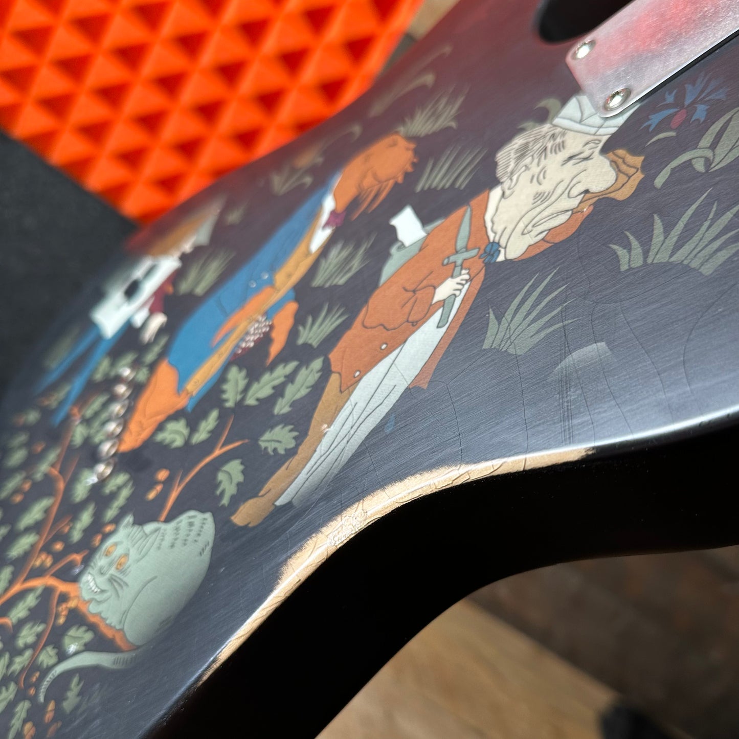 Nash T-63 Alder Body Light Aged - Rare Alice In Wonderland Finish!! NG-6146