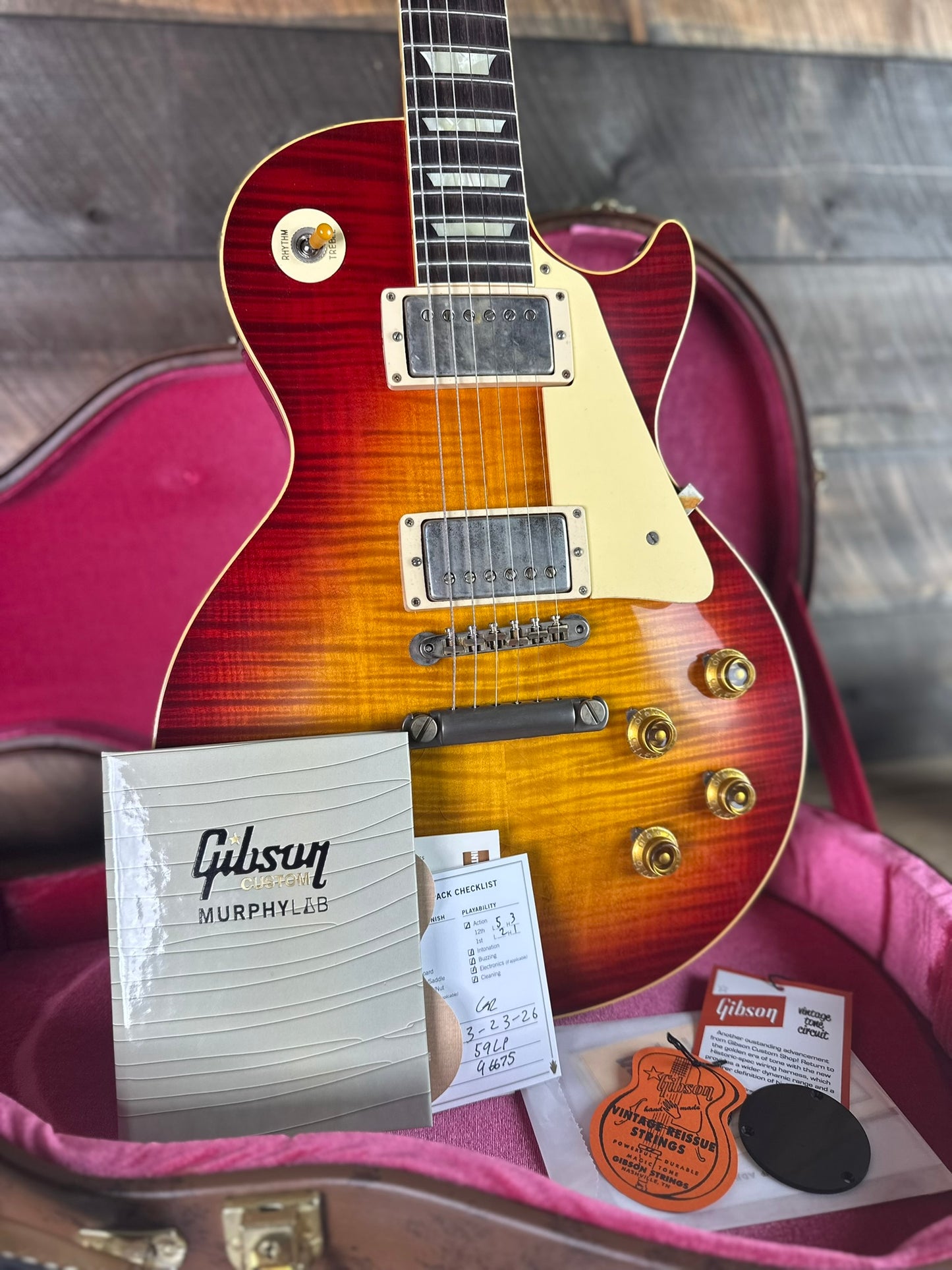 Gibson Custom Shop Murphy Lab 1959 Les Paul Standard Ultra Light Aged - Factory Burst 96675