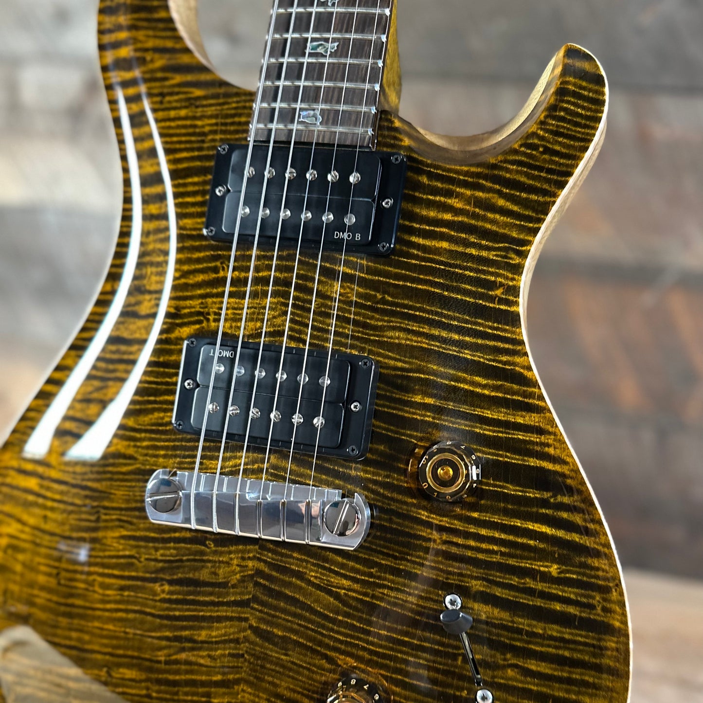 PRS Wood Library Custom 24 Stoptail Limited Edition - Tiger Eye (Natural Back) 430491