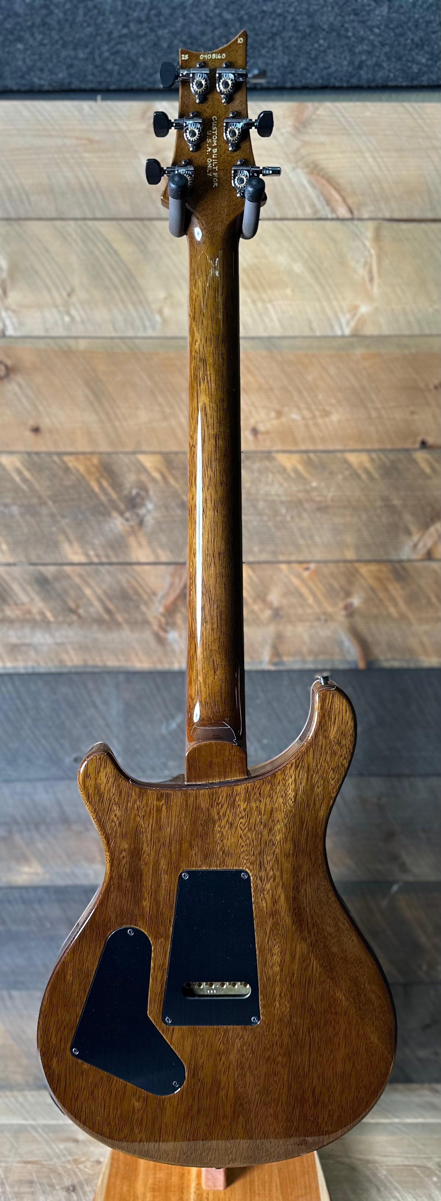 PRS Wood Library Custom 24 Quilt Top Brazilian Rosewood Fretboard! - Livingston Lemondrop 408160