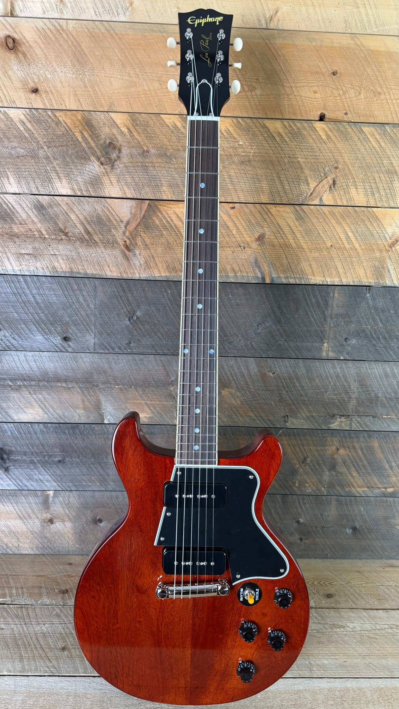 Epiphone Inspired By Gibson Custom 1960 Les Paul Special DC - Cherry Red 26011520951