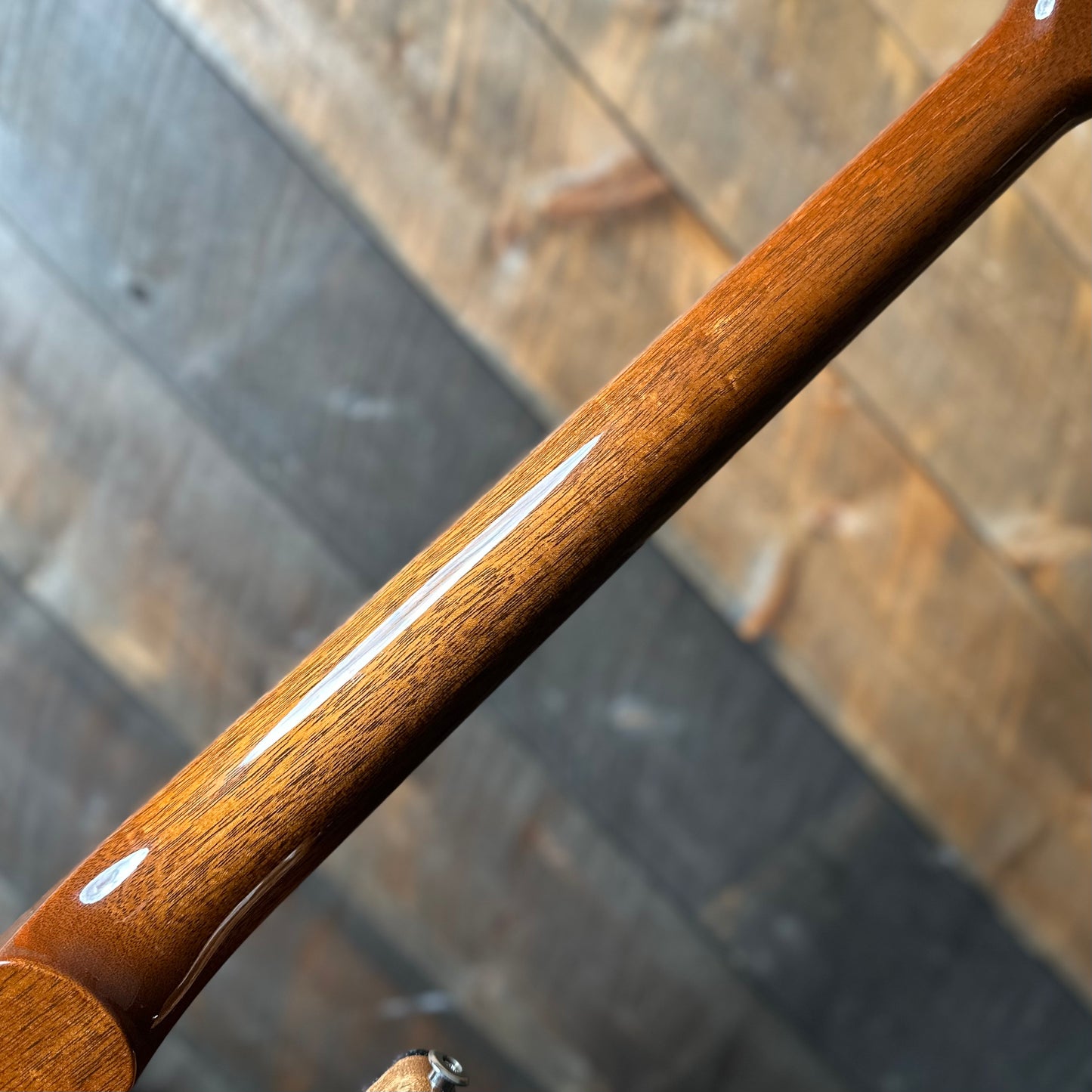 PRS Modern Eagle V Rare One Of A Kind!! - Black Rainbow Holoflake Top & Binding (Natural Back) 418869