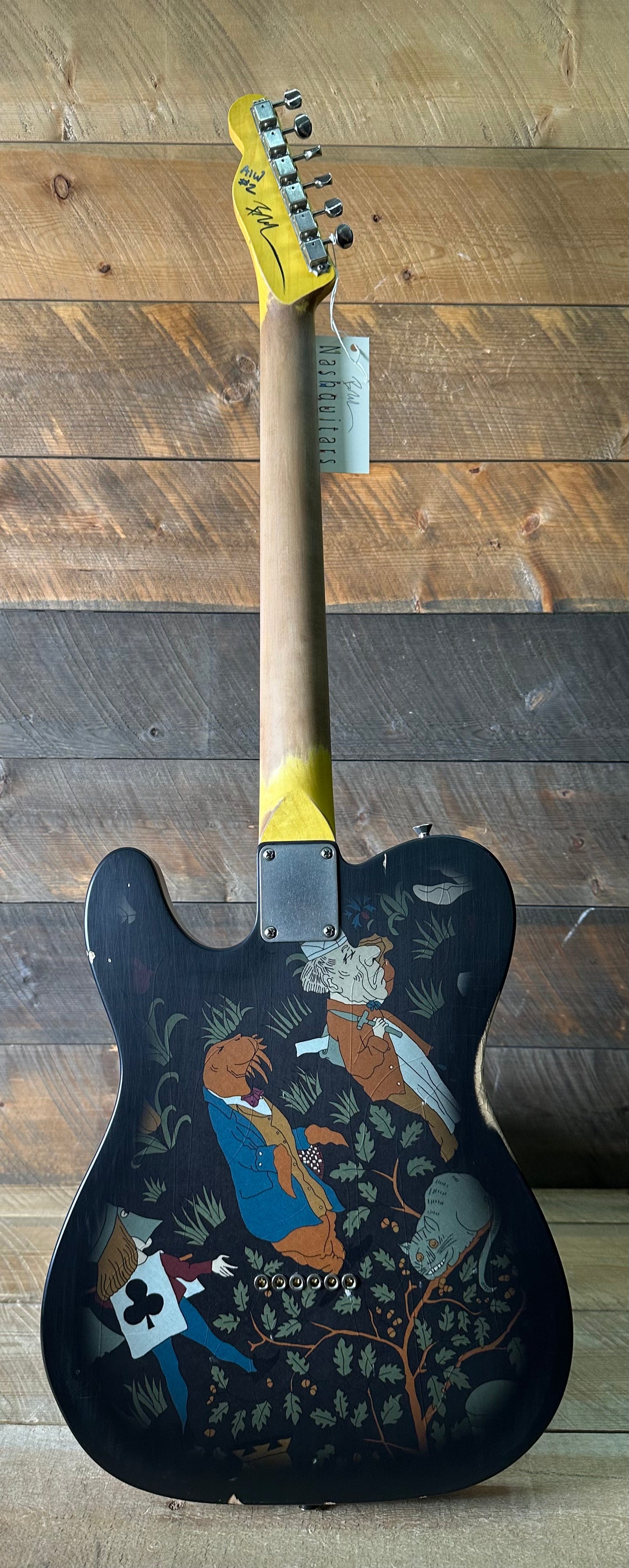 Nash T-63 Alder Body Light Aged - Rare Alice In Wonderland Finish!! NG-6146