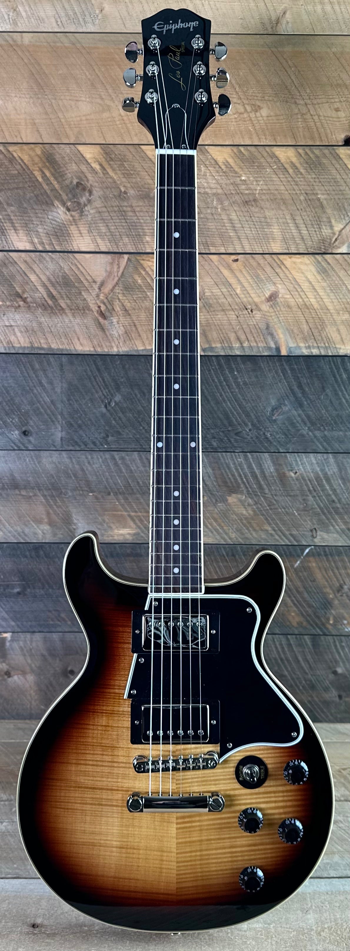 Epiphone Les Paul Special Double Cut Figured - Bourbon Burst 25101524456