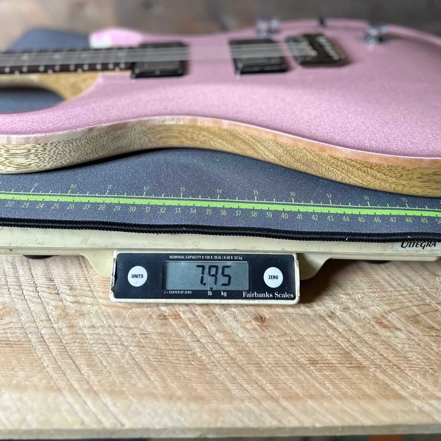 PRS Wood Library Custom 24 Flame Top  Brazilian Rosewood Fretboard!  - Custom Color Grandma Hannon Pink Sparkle Top!! 410304