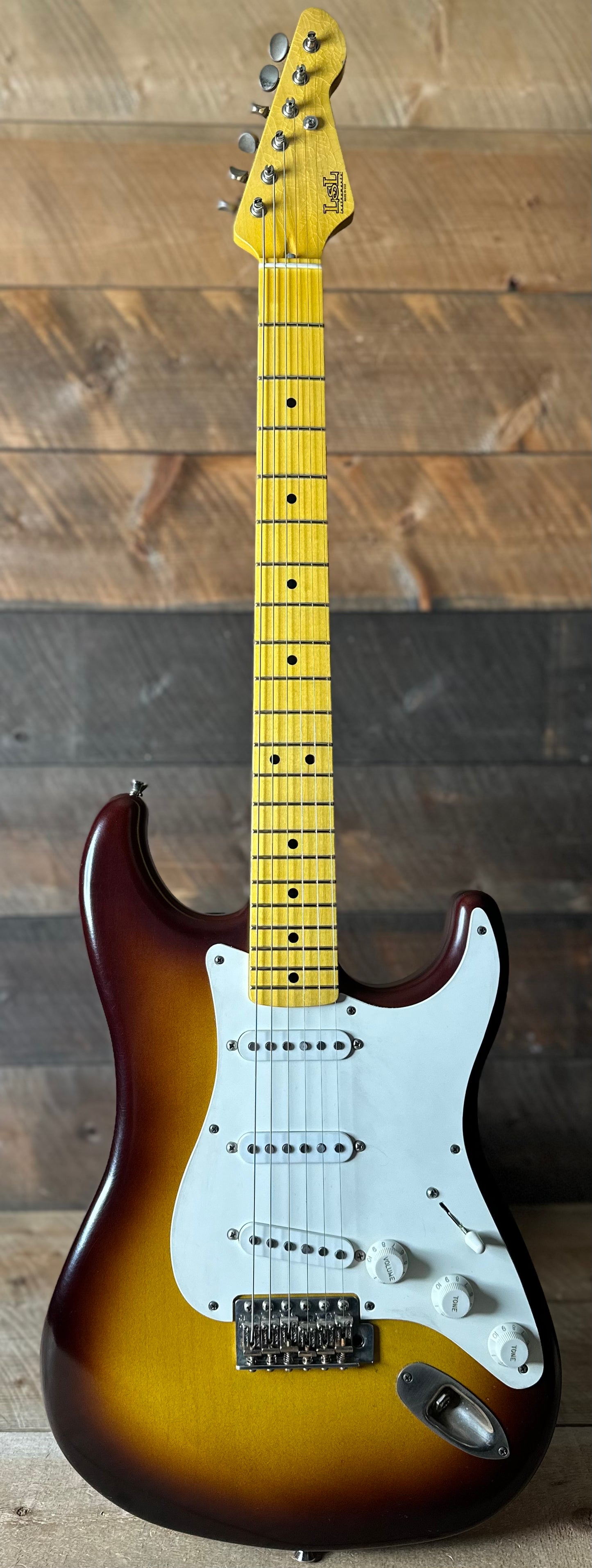 LsL Instruments Chris Fleming 50’s Saticoy SSS - 2 Tone Sunburst 8379 "Lark"