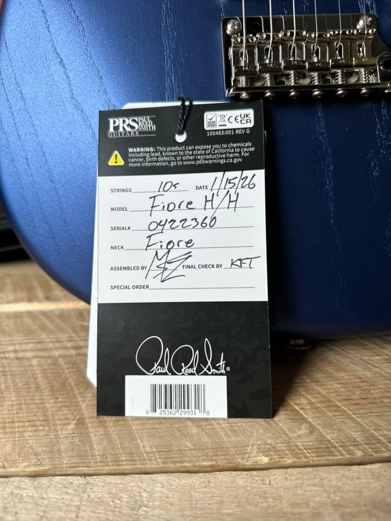 PRS Fiore HH Satin - Midnight Metallic 422360