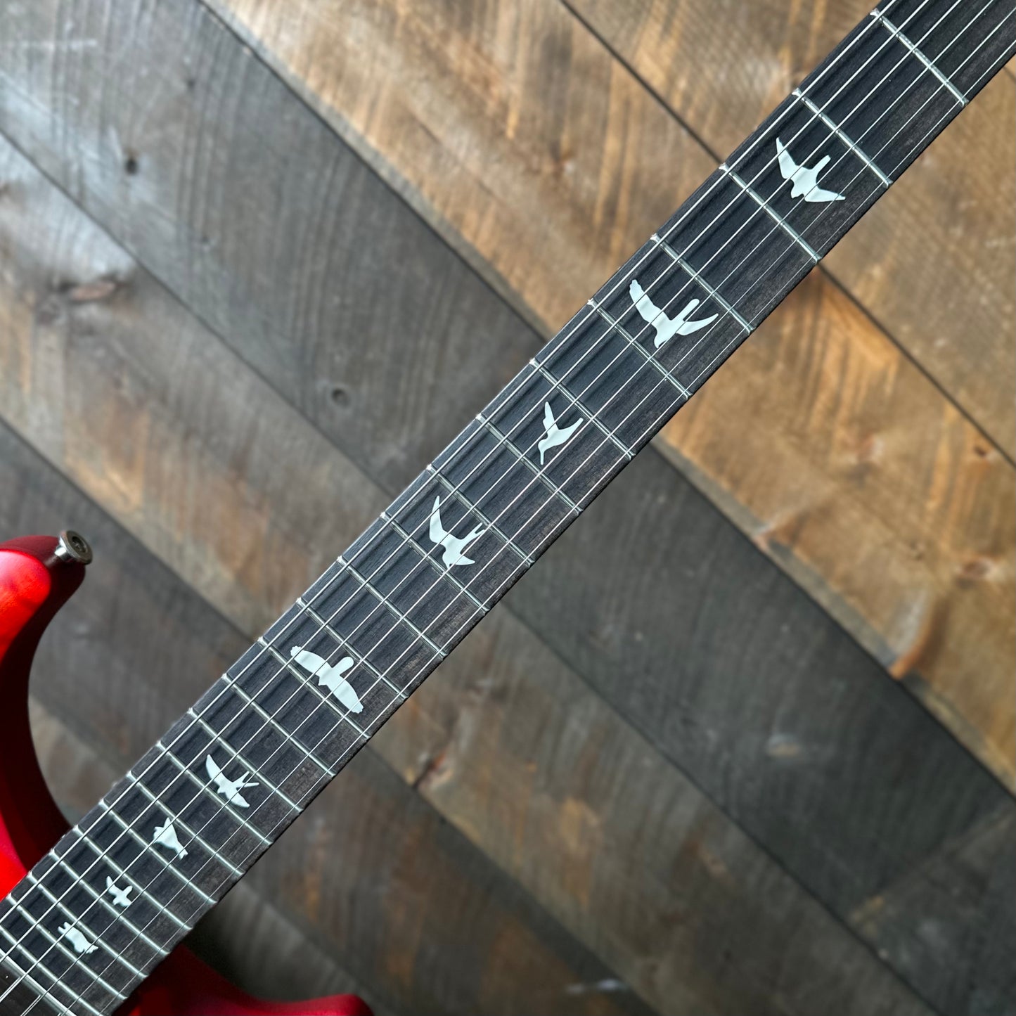 PRS S2 Wood Library Special Semi-Hollow Quilted Top - Bonnie Pink Cherry Burst S2086405