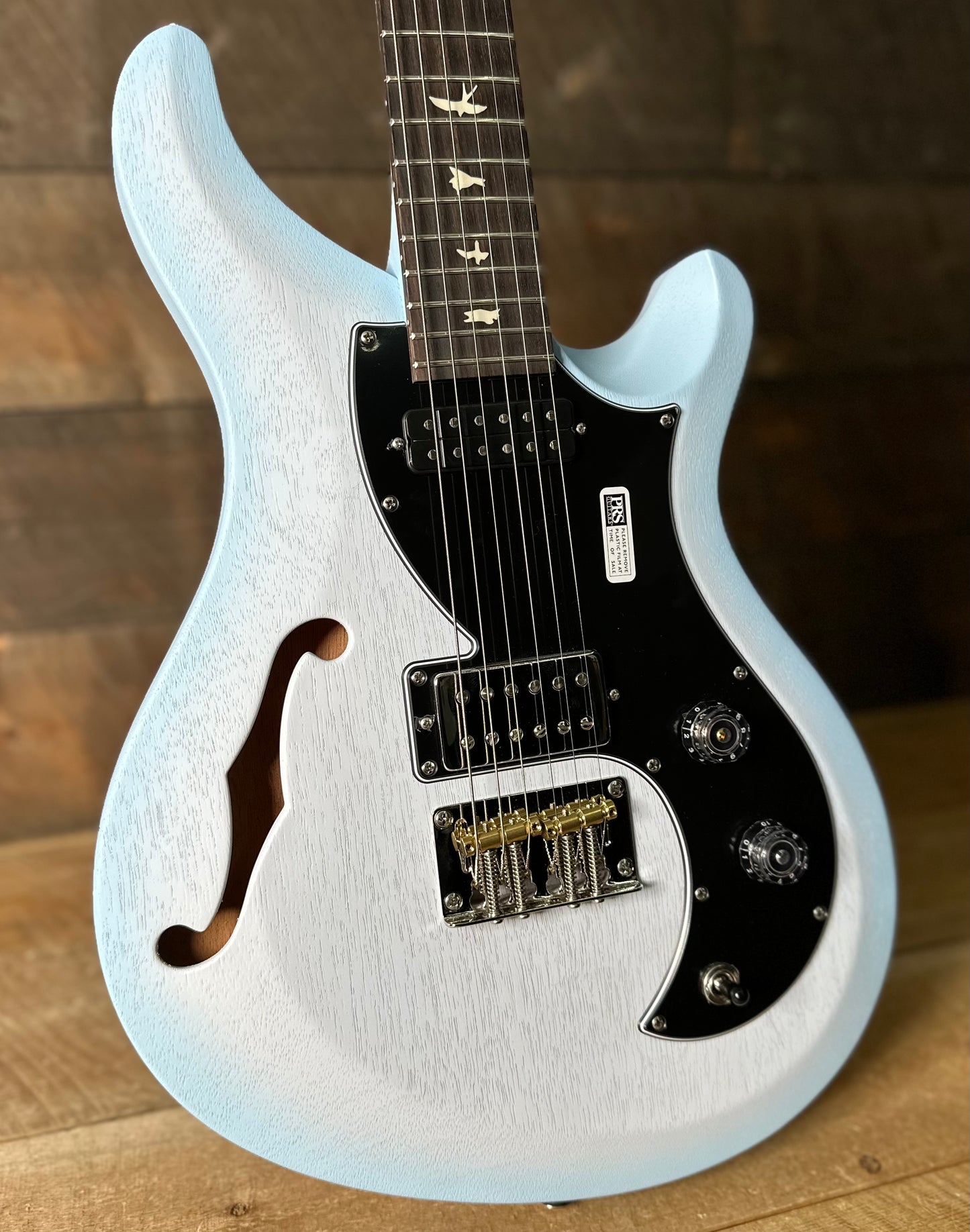 PRS S2 Vela Semi-Hollow Satin - RARE! Custom Color Cloud Burst S2084169