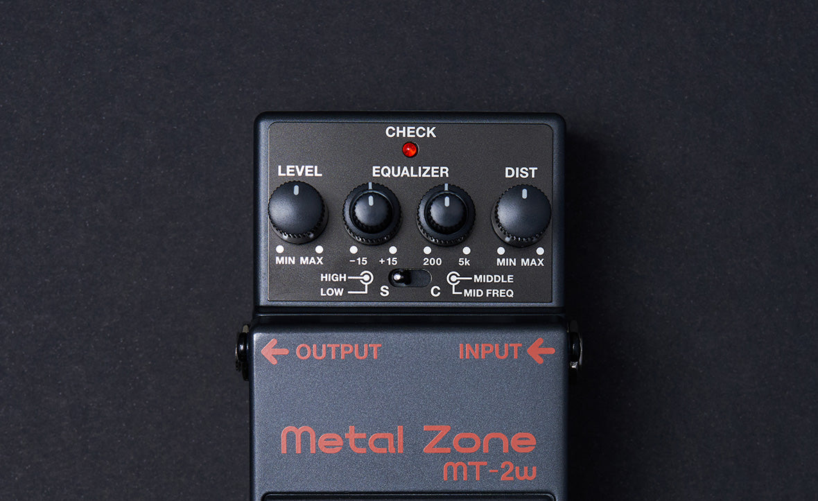 Boss Waza Craft MT-2W Metal Zone Distortion Pedal