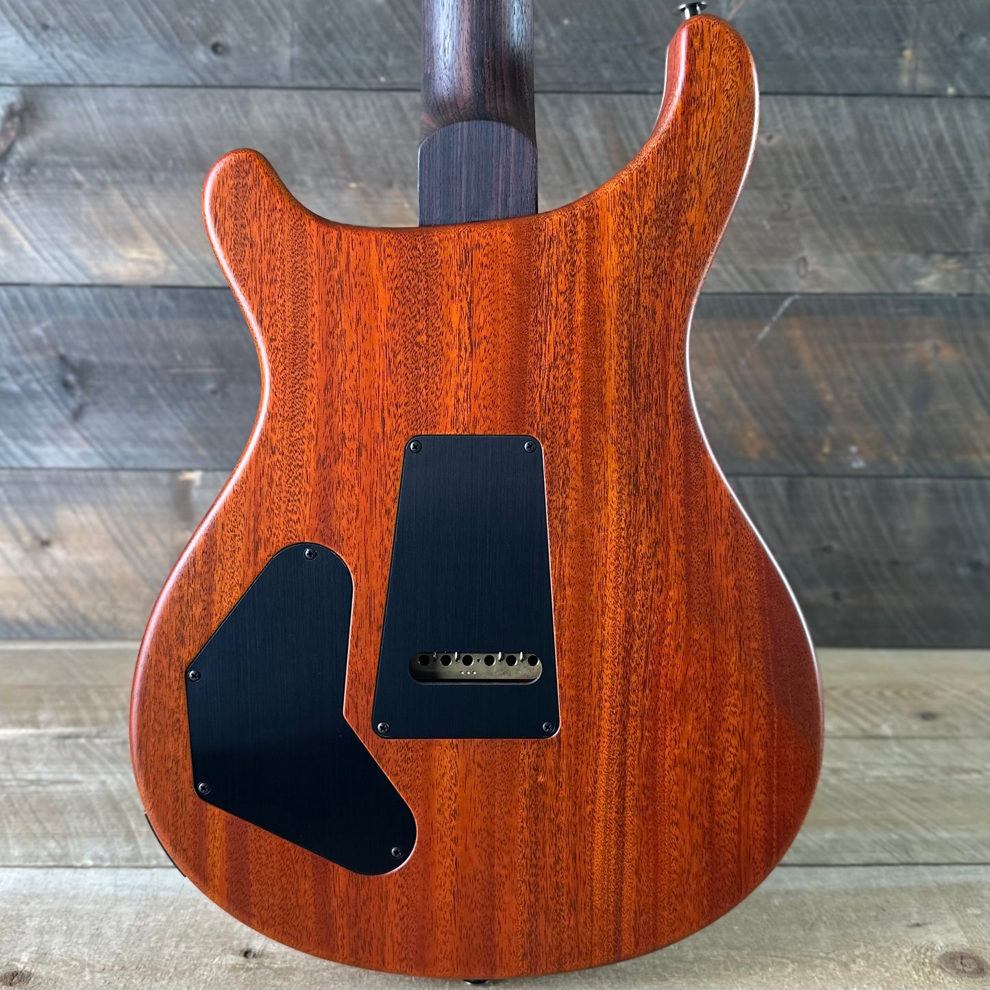 PRS Wood Library DGT Semi-Hollow David Grissom Signature Rosewood Neck! Flamed Maple 10-Top Smoked Black Hardware - Burnt Maple Leaf 418145