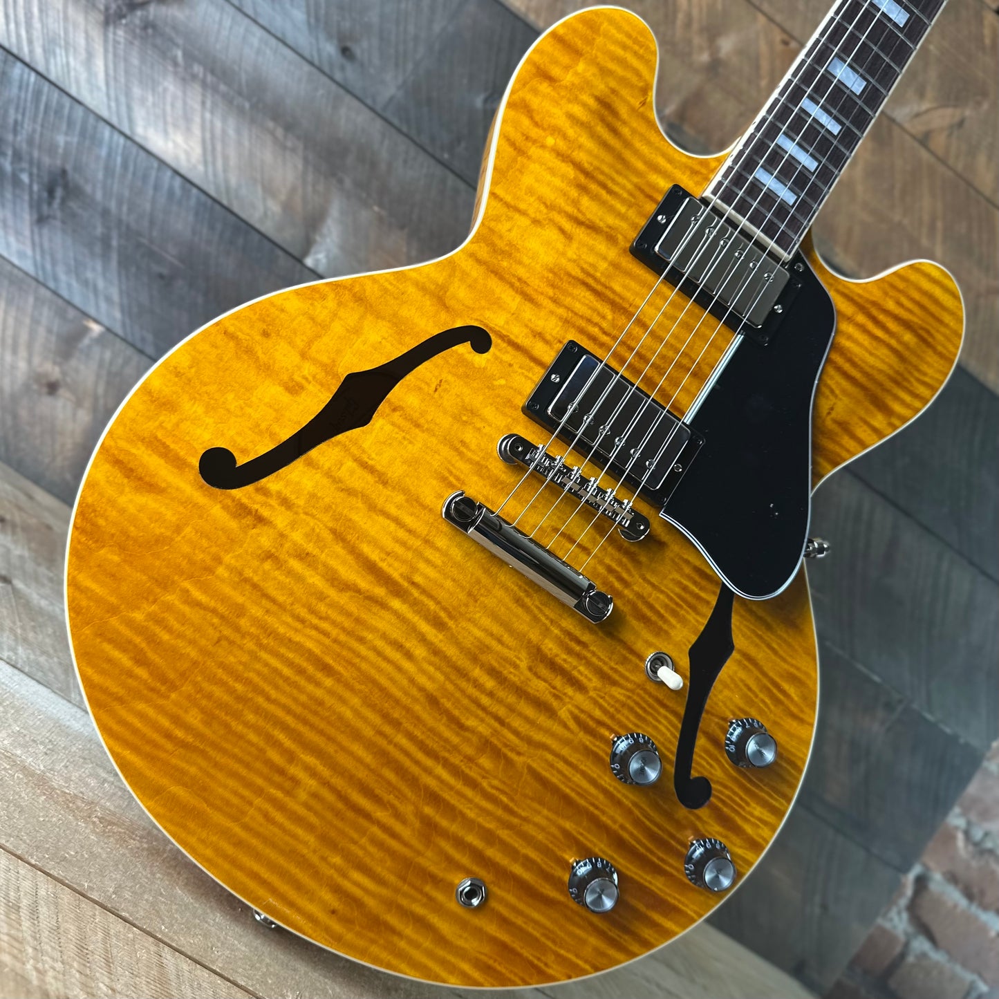 Gibson ES-335 Figured Top Semi Hollow- Honey Amber 211460342