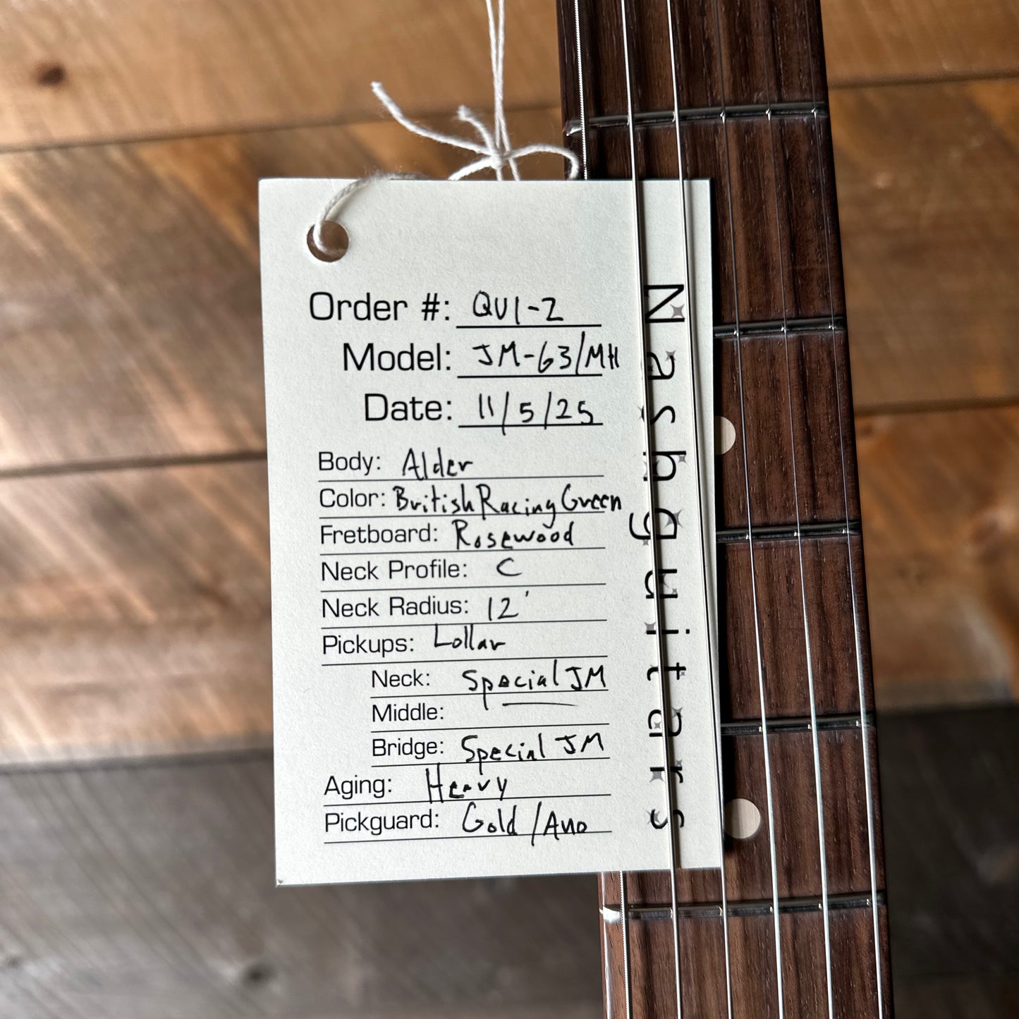 Nash JM-63 - British racing Green W/Racing Stripe QUI-2