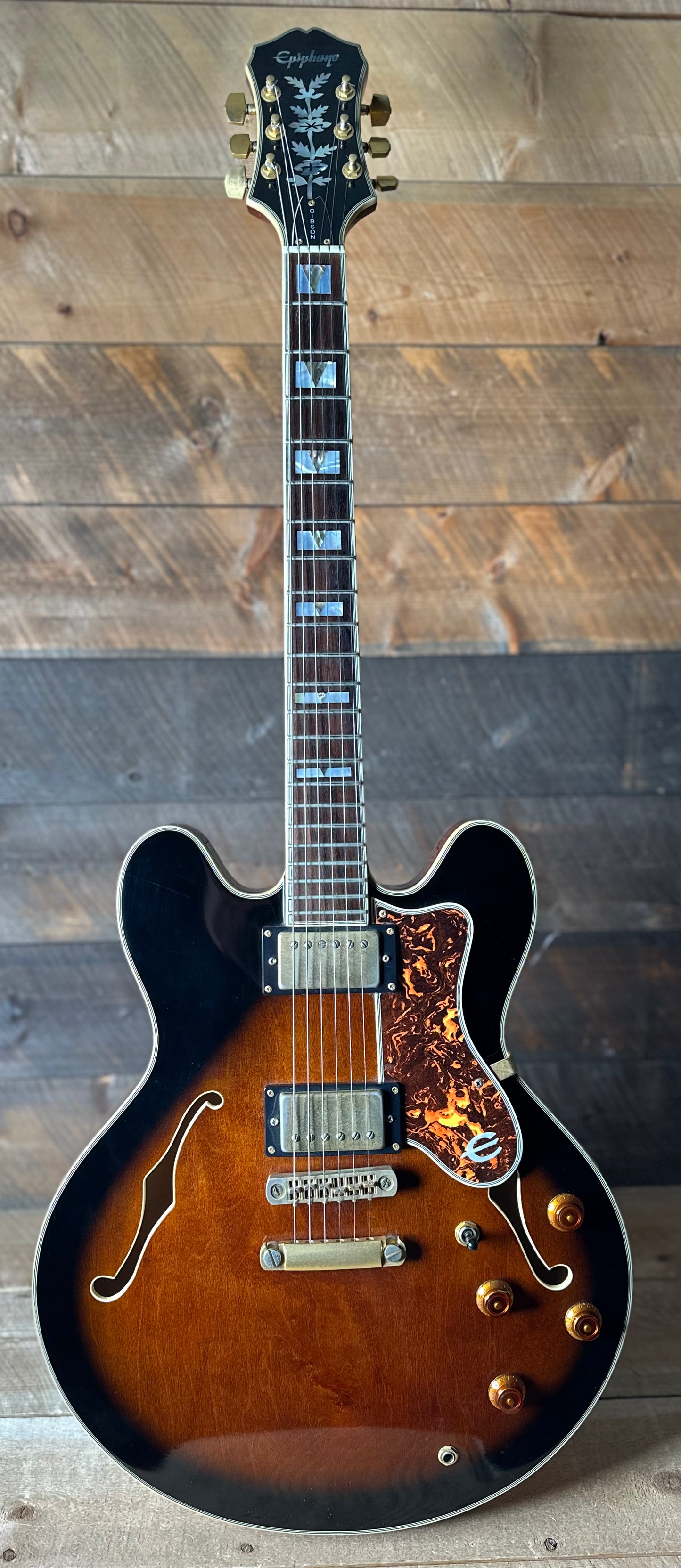 Used 1993 Epiphone Sheraton Made In Korea - Tobacco Burst