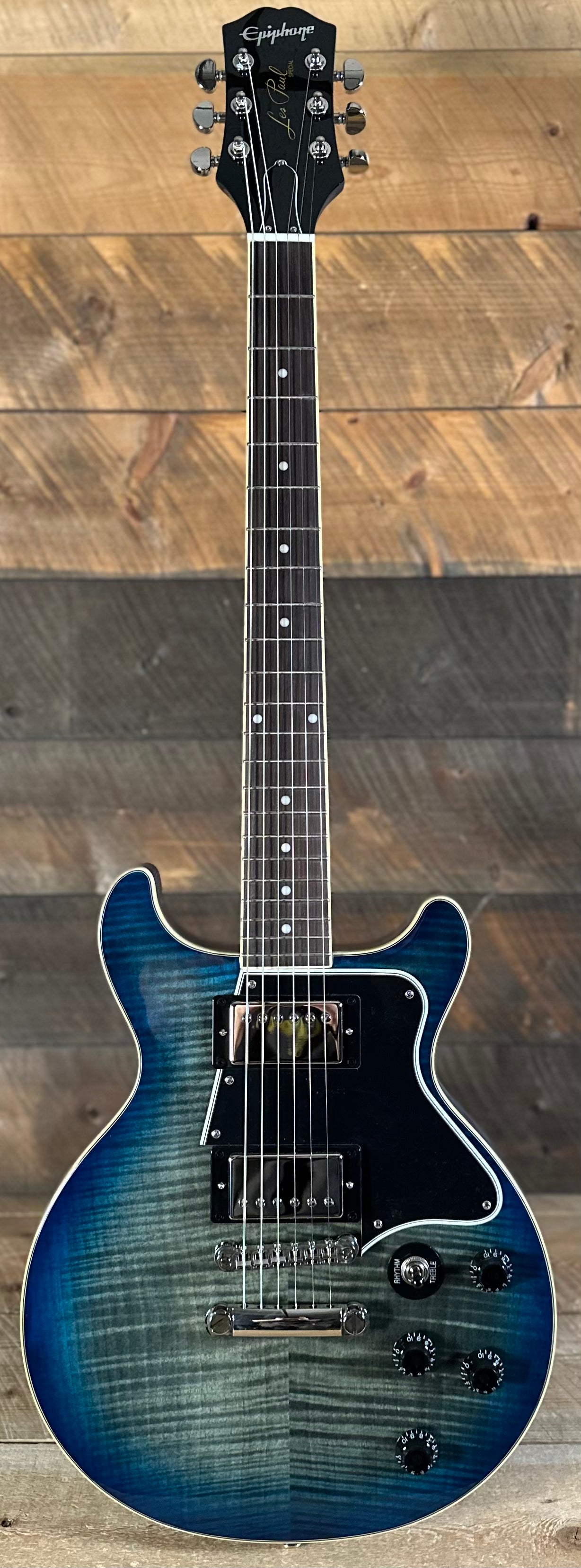 Epiphone Les Paul Special Double Cut Figured - Ocean Water 26061530335