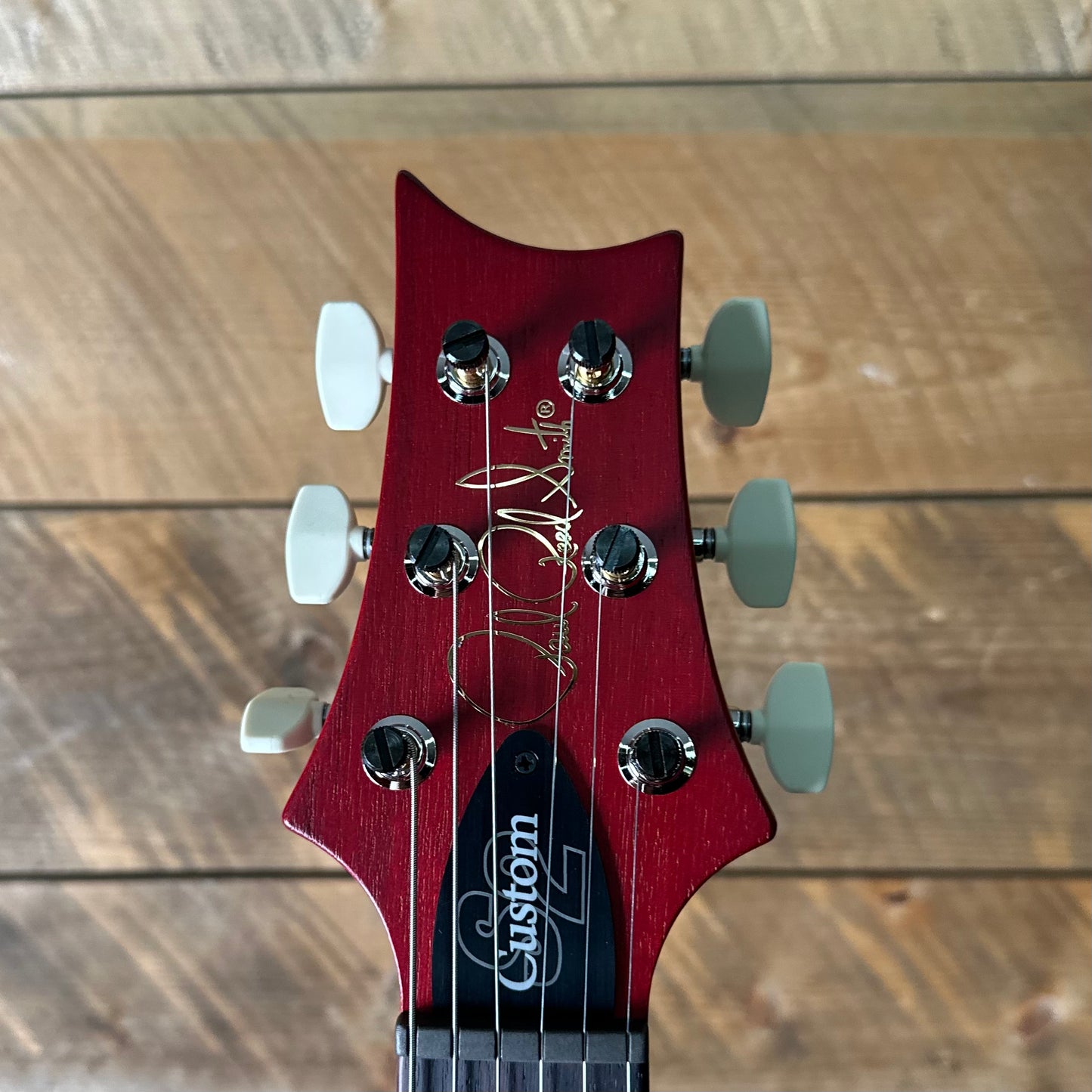 PRS S2 Wood Library Custom 24-08 QS Exclusive Satin Run! - Bonnie Pink Cherry Burst S2085531