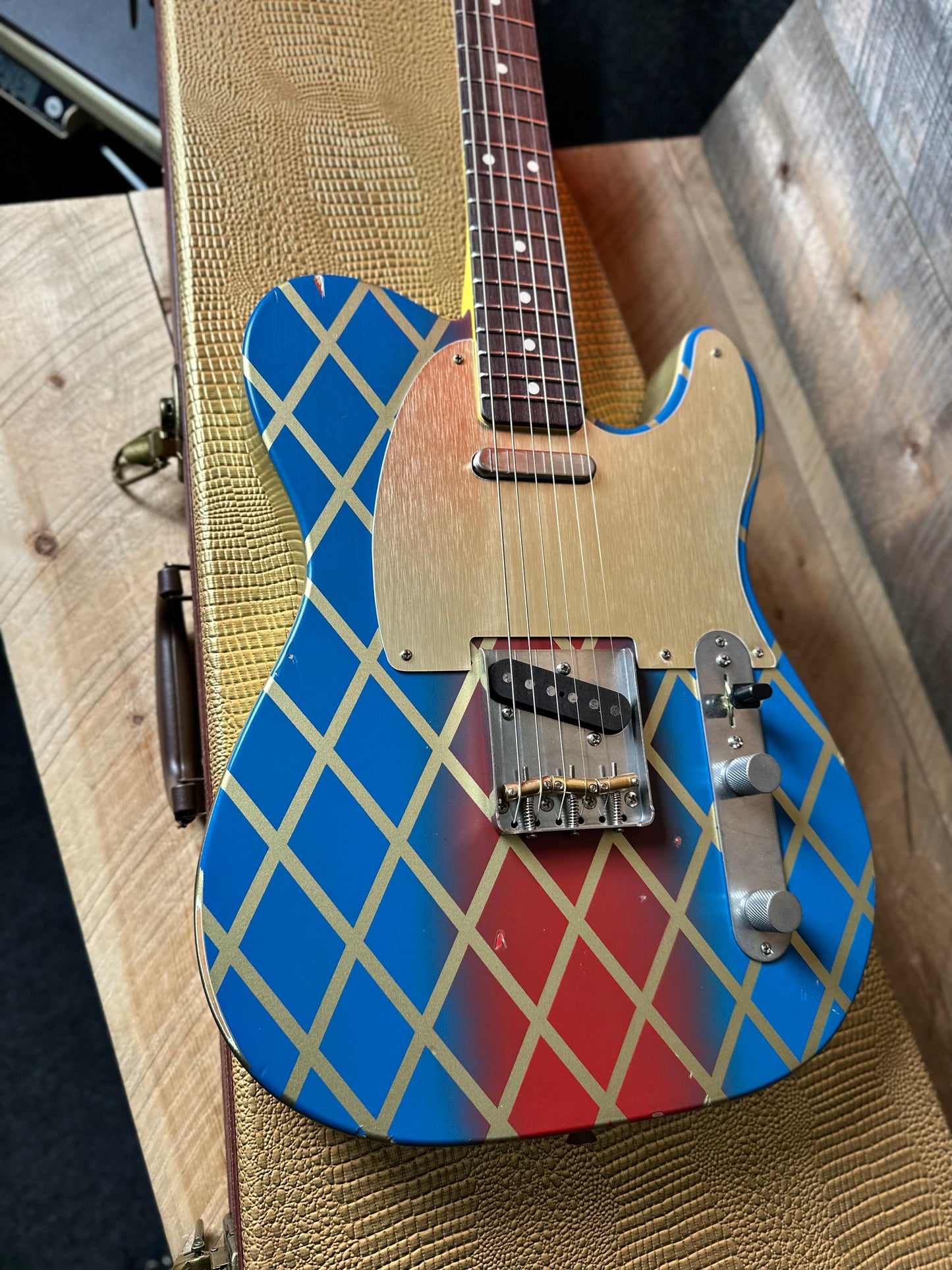 Nash T-63 Alder Body Light Aged - Rare Art Series Harlequin #4 NG-6310