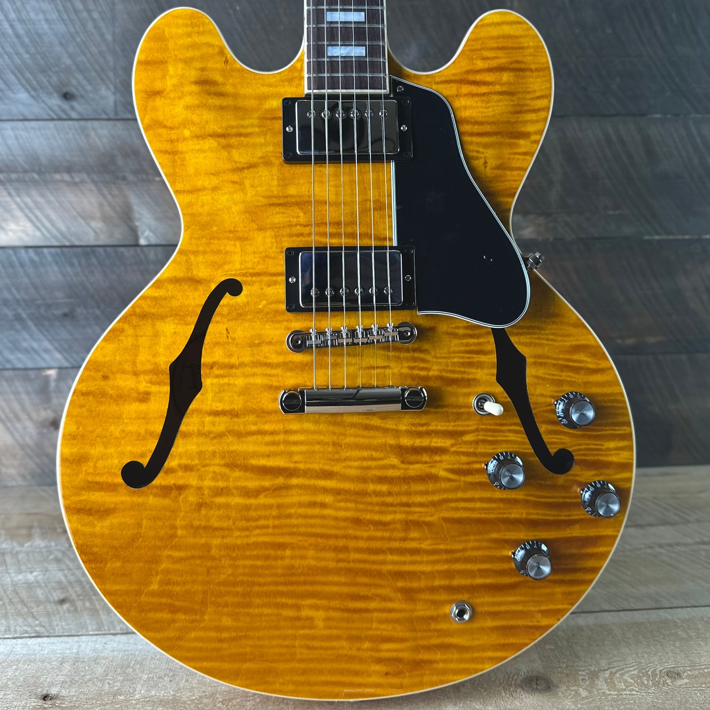 Gibson ES-335 Figured Top Semi Hollow- Honey Amber 211460342
