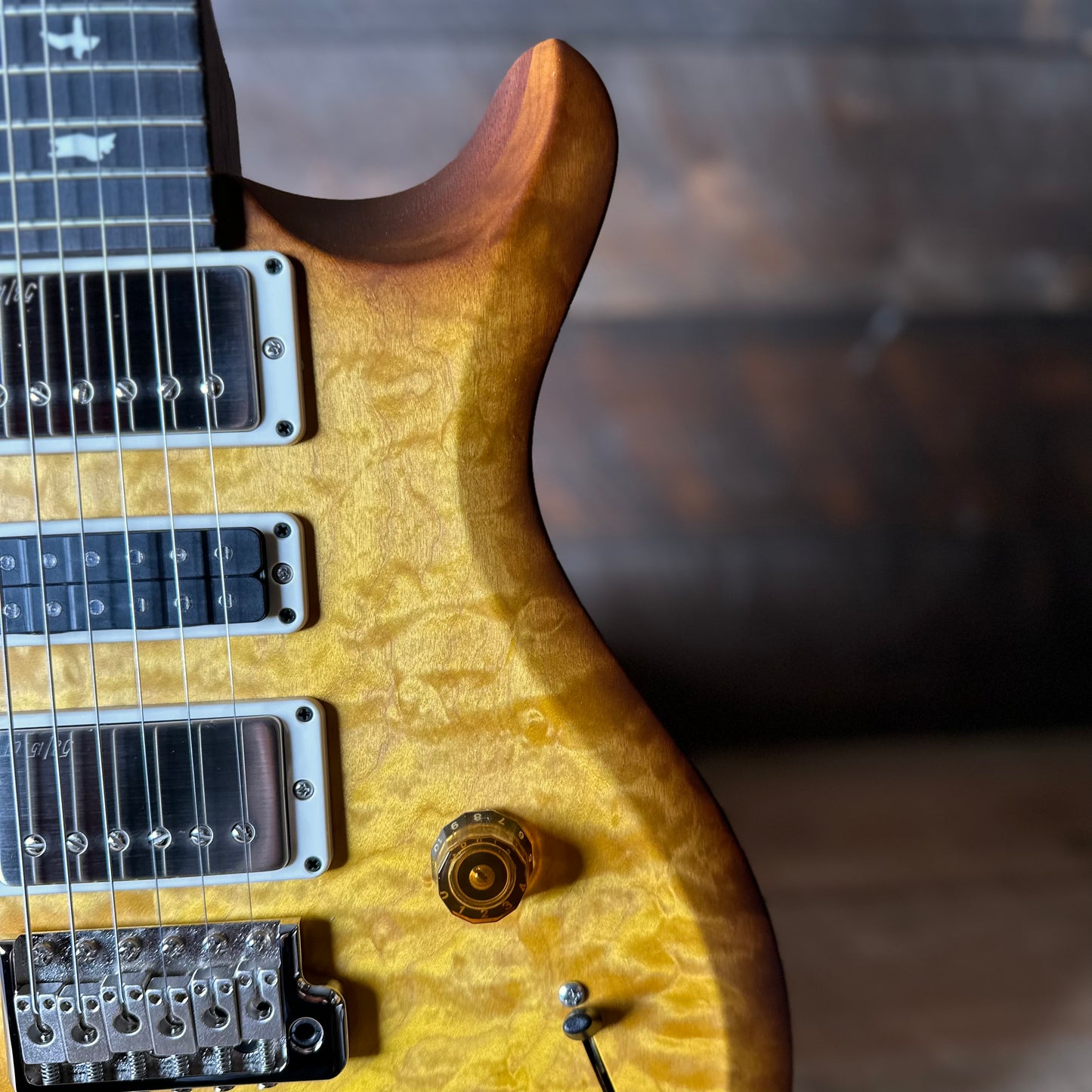 PRS S2 Wood Library Special Semi-Hollow Quilted Top - Livingston Lemondrop S2085514