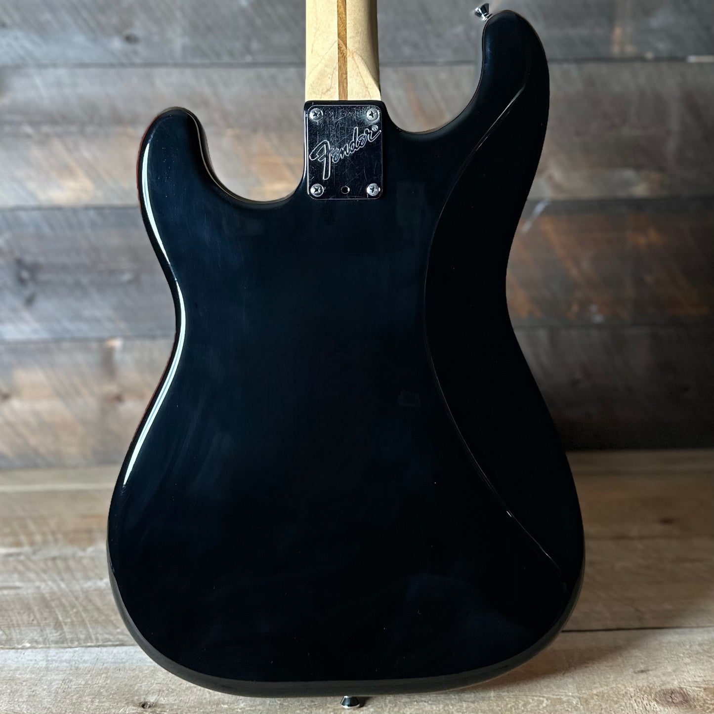 Vintage 1983 Fender Dan Smith Era Standard Stratocaster (2-Knob) with Rosewood Fretboard 7.8 LBS!- Black