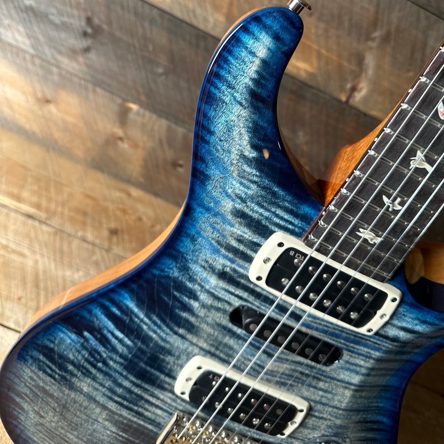 PRS Modern Eagle V Custom Color - Grey Blueburst 417812