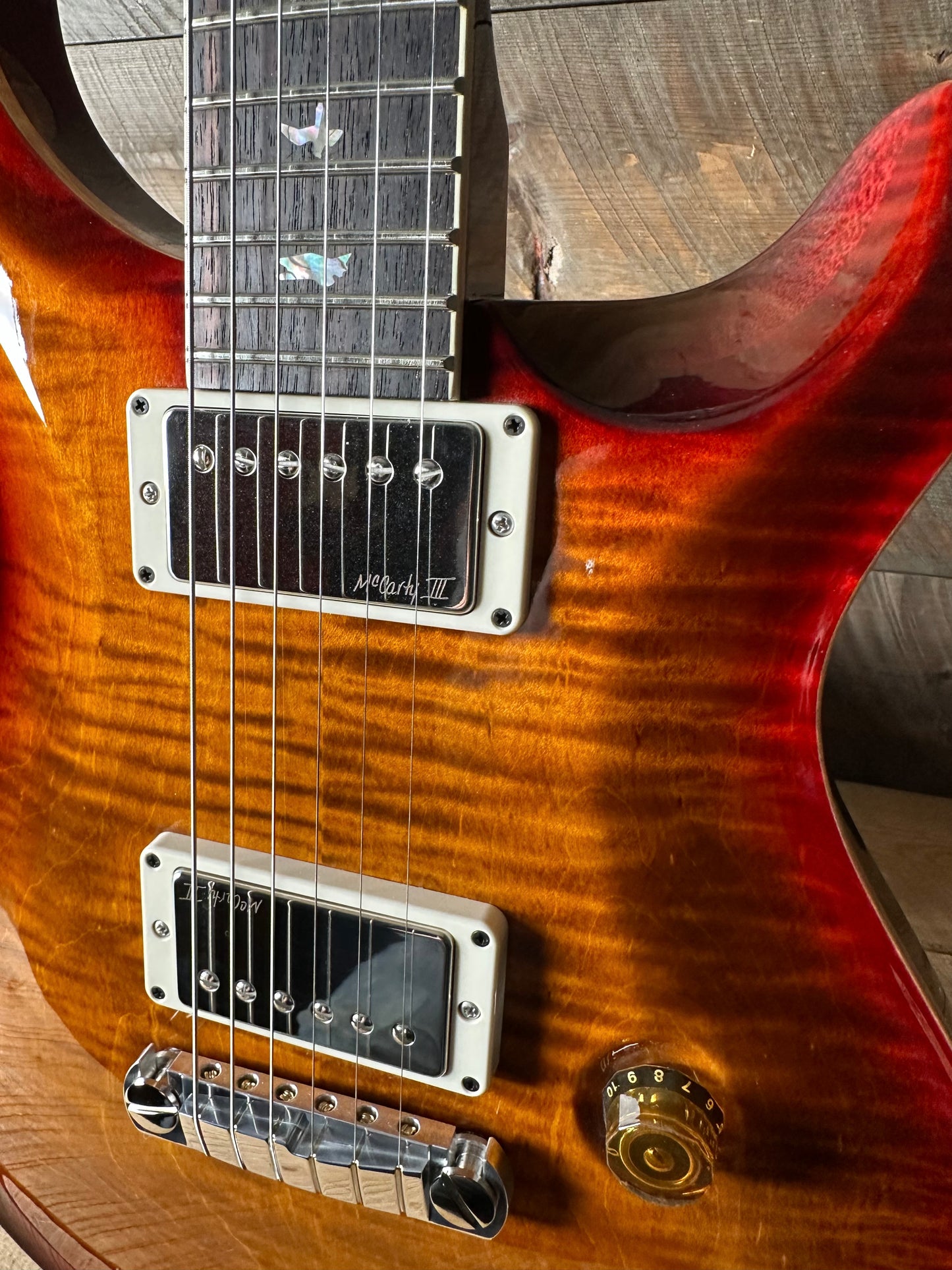 PRS Core McCarty Electric Guitar Stunning Maple Top! - Dark Cherry Sunburst 414052