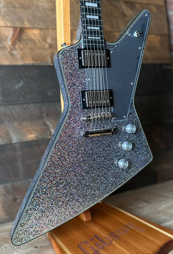 Epiphone Lzzy Hale Explorer Custom - Black Diamond Holographic Sparkle 26031523277