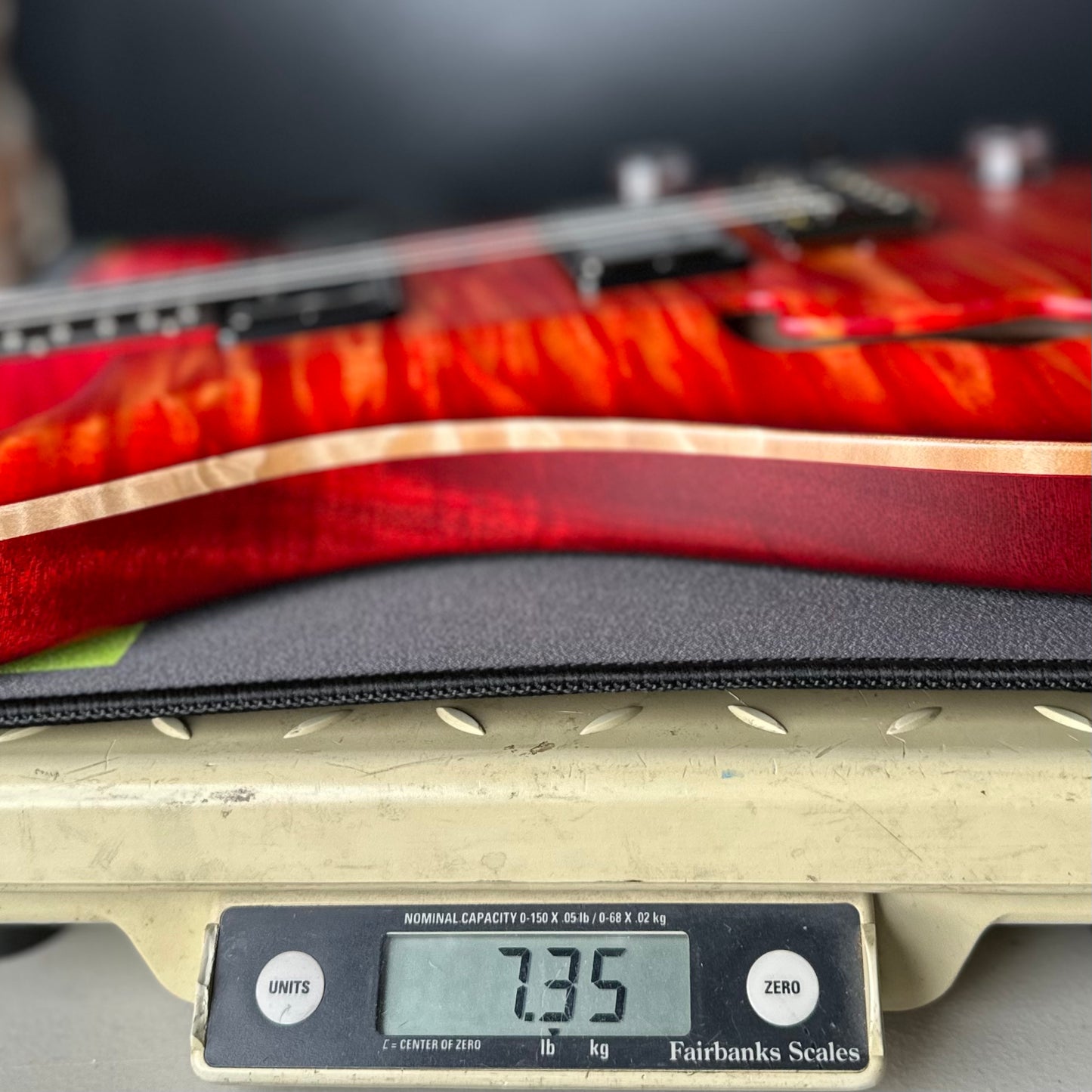 PRS Wood Library Custom 24 Fatback Semi-Hollow! - Blood Orange 425091