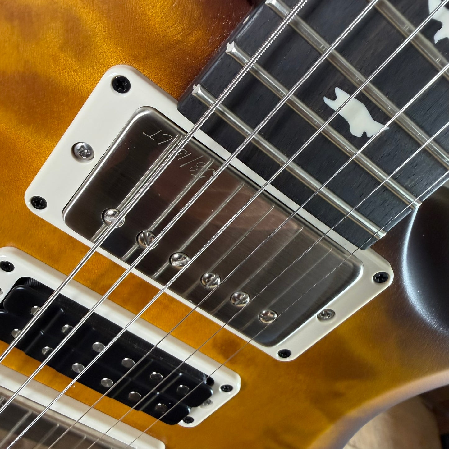 PRS S2 Wood Library Special Semi-Hollow Quilted Top Ebony Fretboard Satin McCarty Tobacco Sunburst S2088391