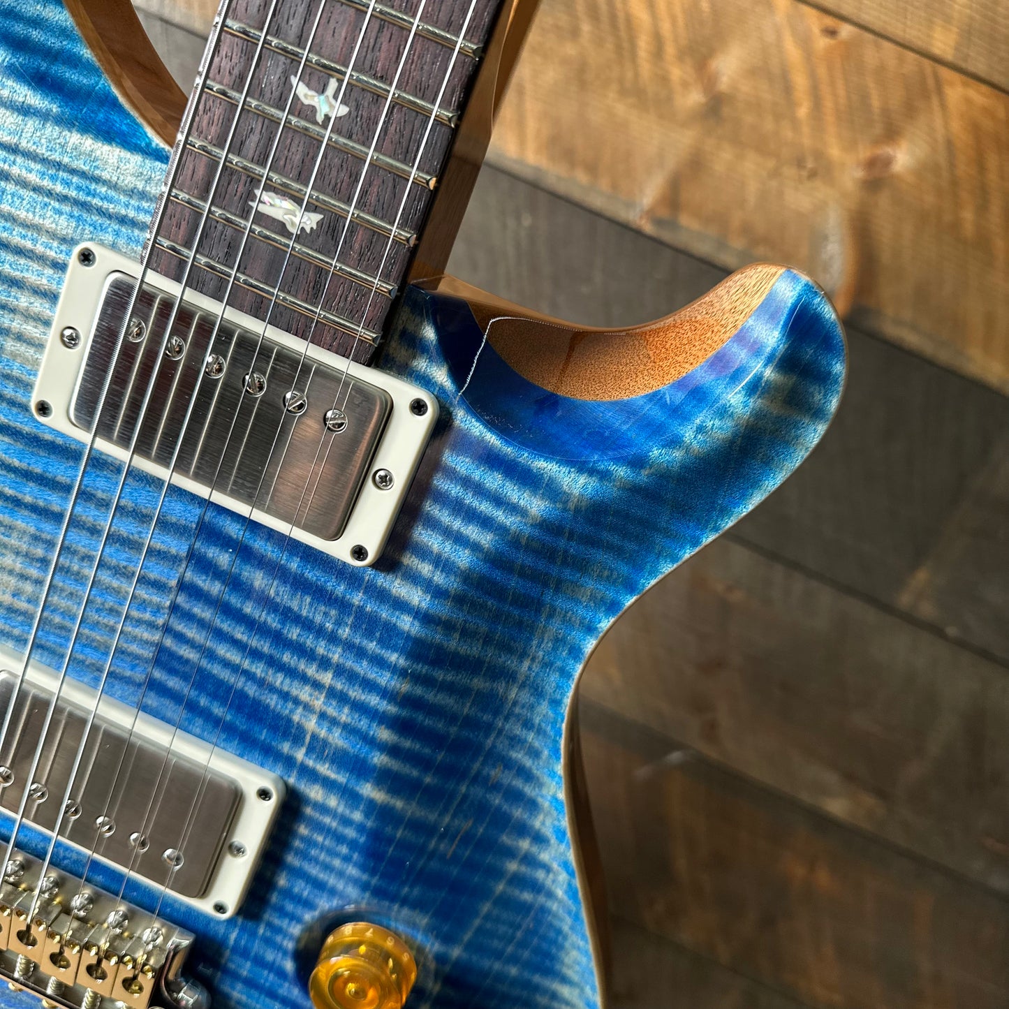PRS DGT  (David Grissom Trem) W/Birds - Faded Blue Jean 402304